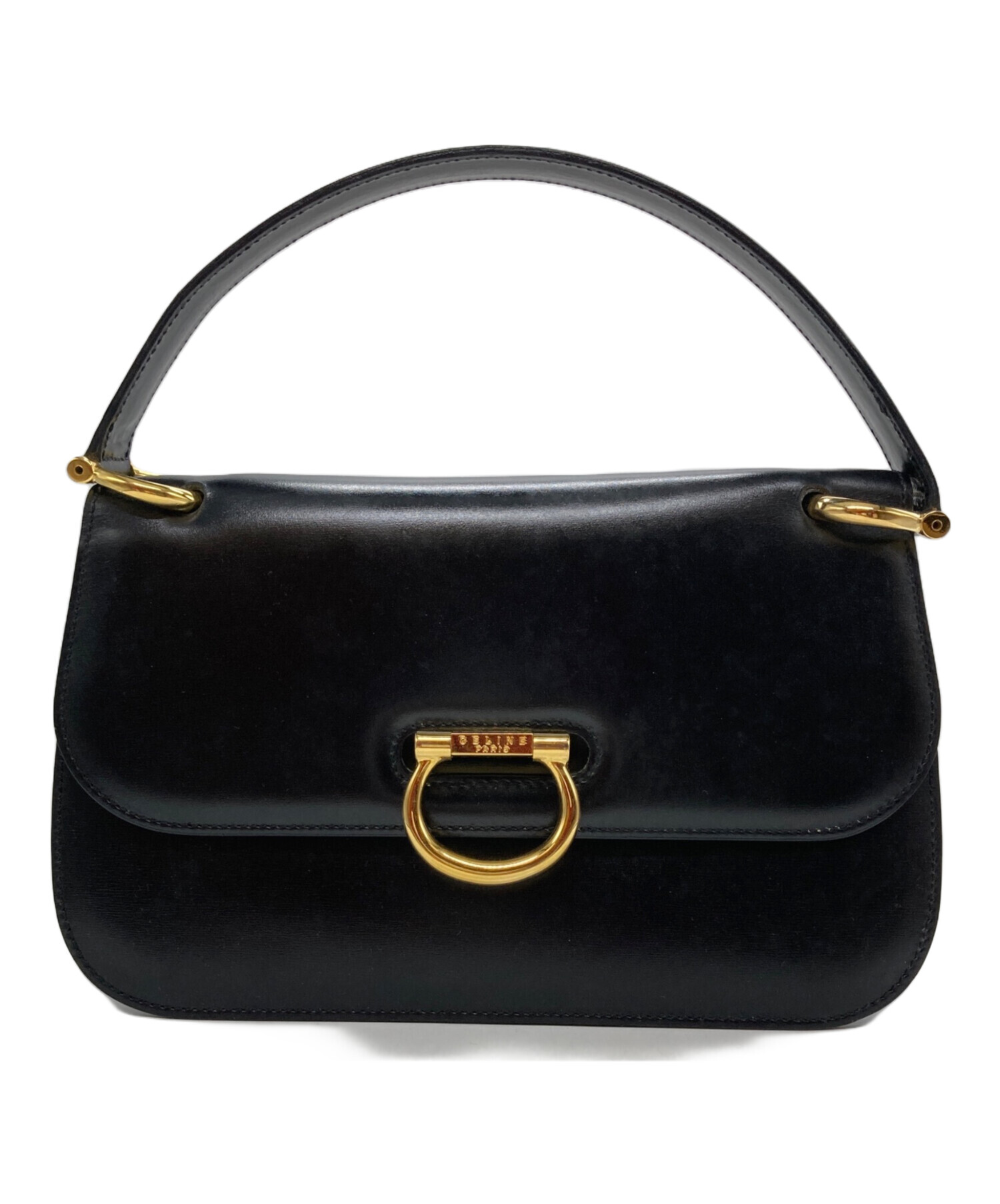中古・古着通販】CELINE (セリーヌ) オールドレザーハンドバッグ