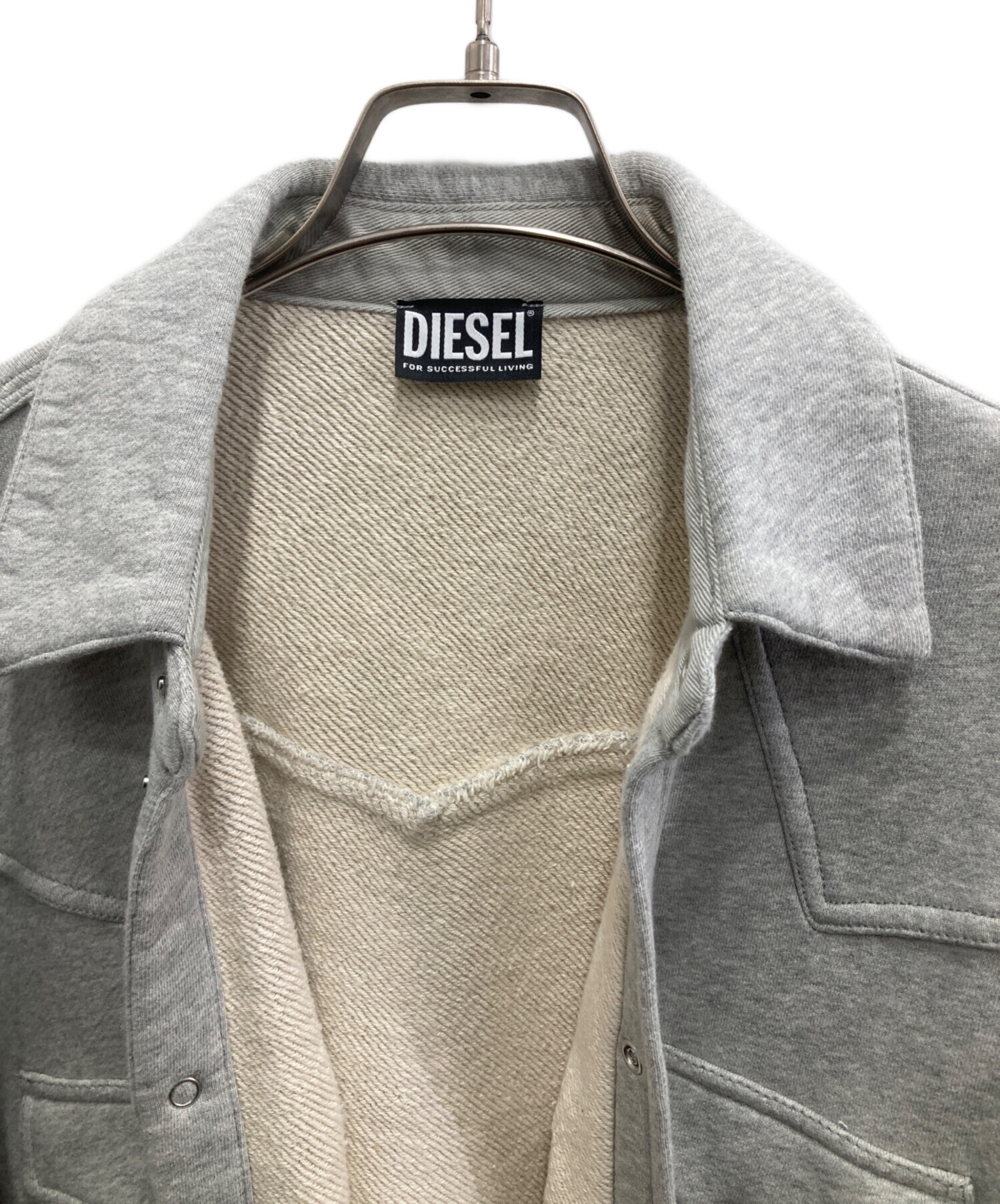 中古・古着通販】DIESEL (ディーゼル) スウェットシャツジャケット 