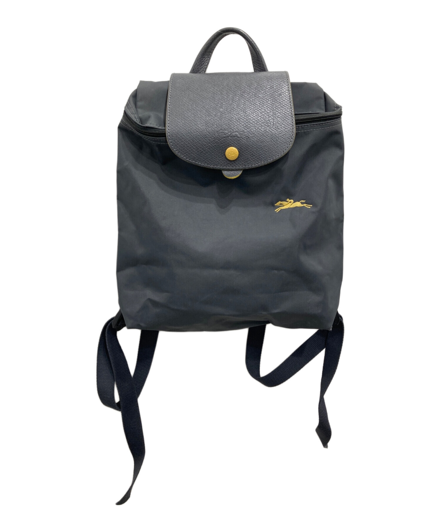 中古・古着通販】LONGCHAMP (ロンシャン) プリアージュリュック グレー