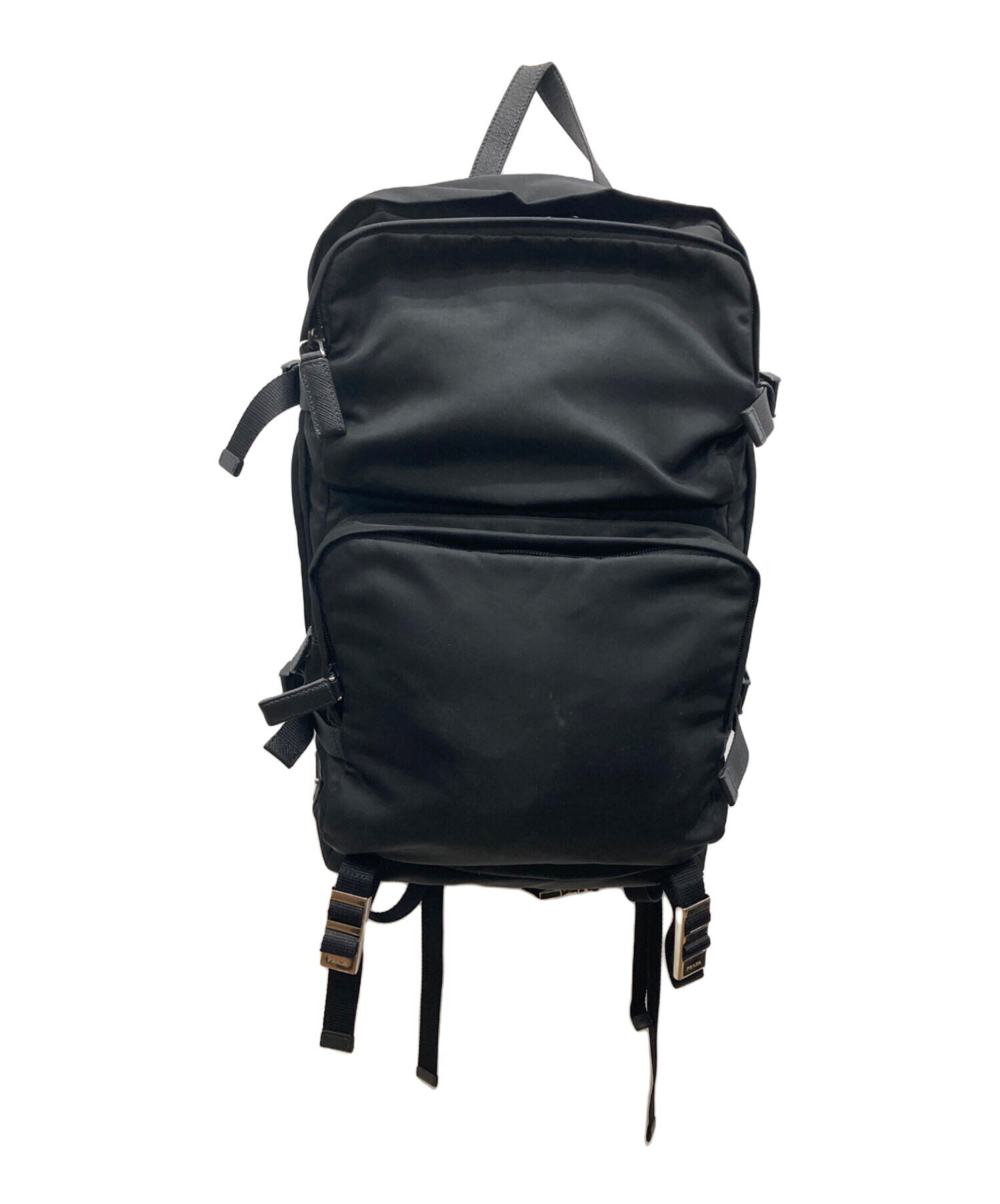 中古・古着通販】PRADA (プラダ) ナイロンバックパック ブラック
