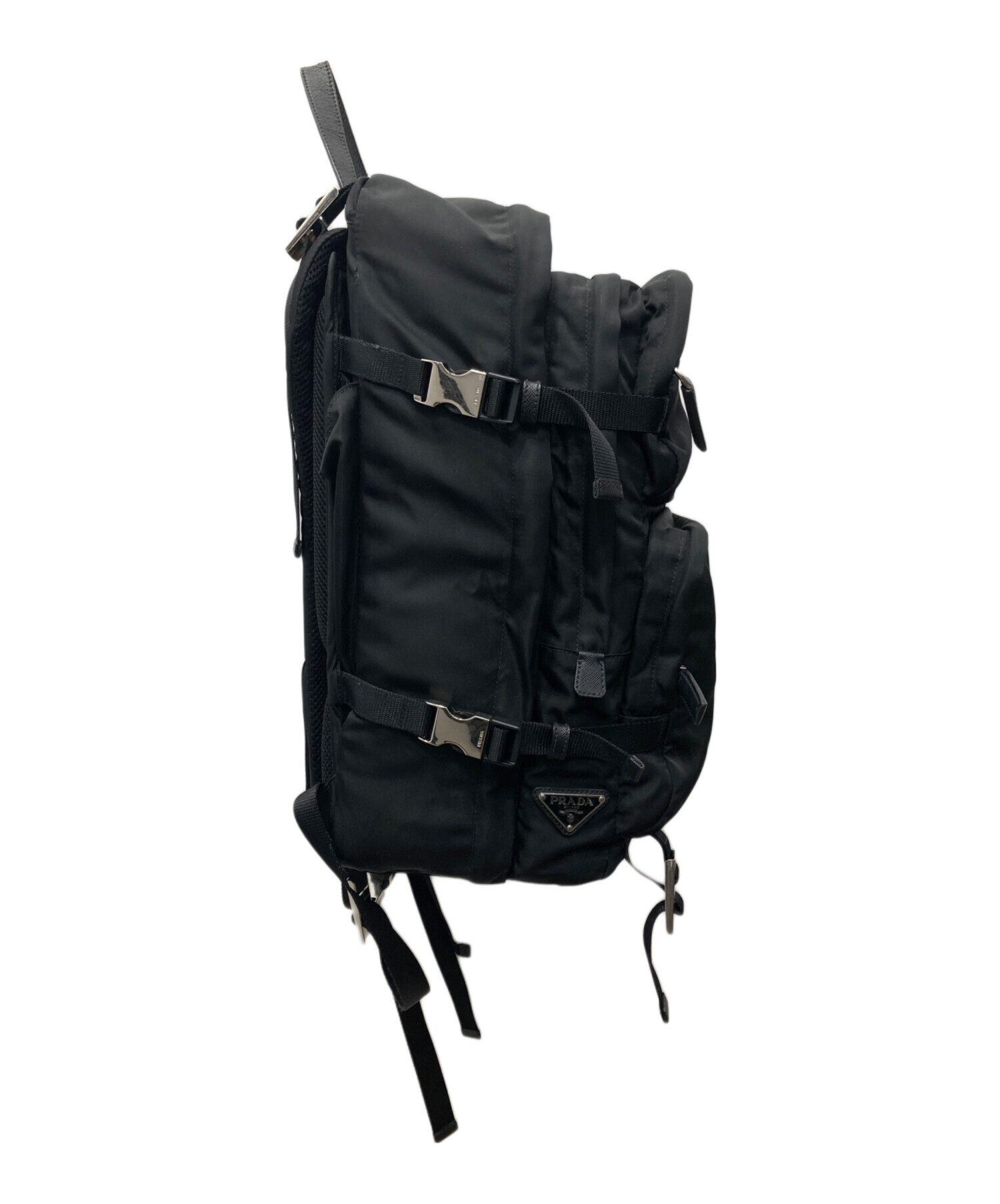 中古・古着通販】PRADA (プラダ) ナイロンバックパック ブラック