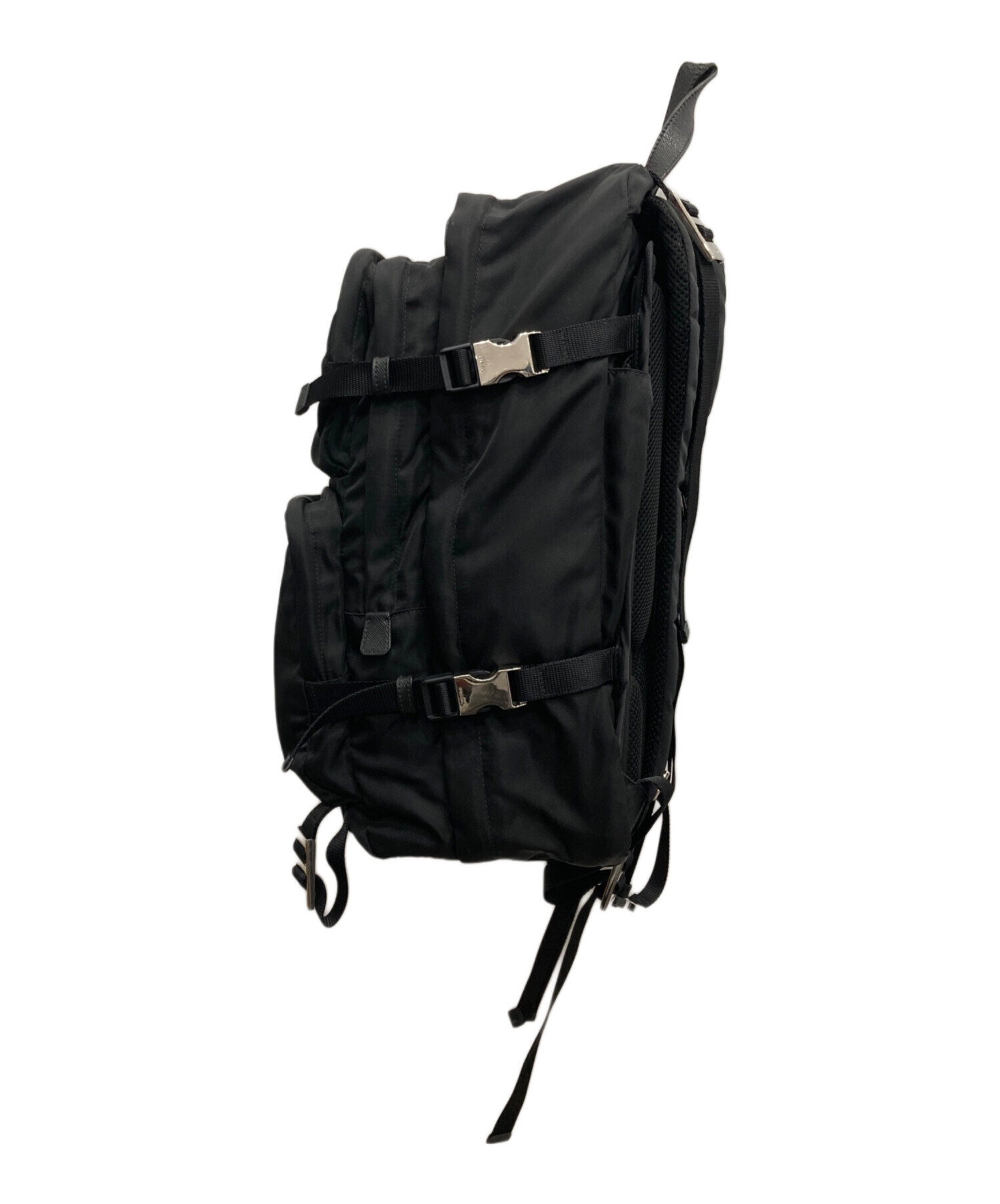 中古・古着通販】PRADA (プラダ) ナイロンバックパック ブラック