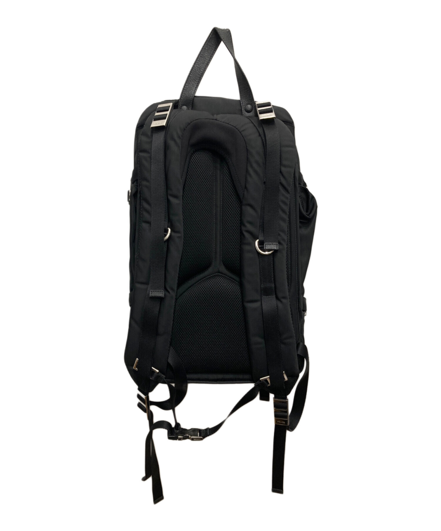 中古・古着通販】PRADA (プラダ) ナイロンバックパック ブラック