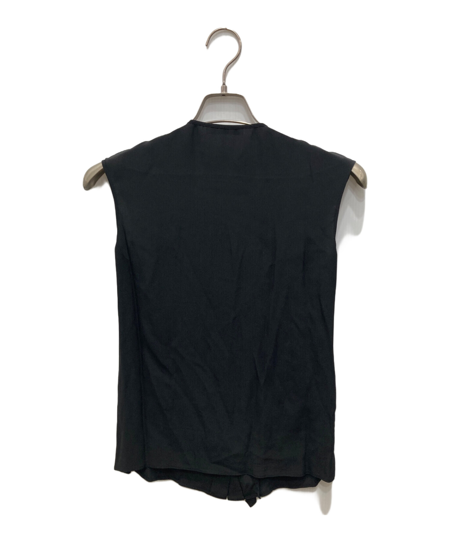 shino PRADA プラダ ブラウス シルク100% 40 L 黒 shino PRADA プラダ ブラウス シルク100% 40 L 黒 shino PRADA プラダ