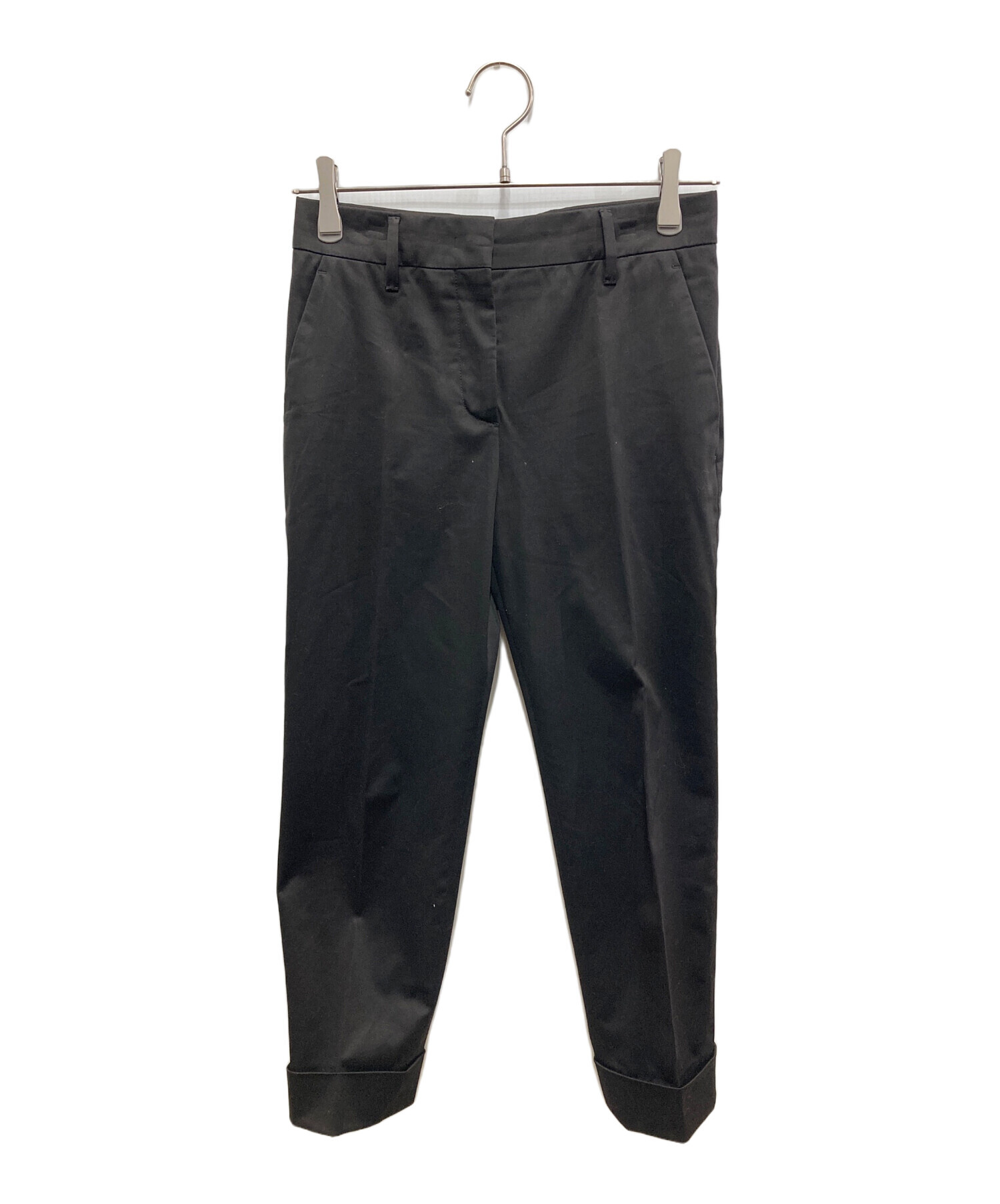 中古・古着通販】PRADA (プラダ) スラックス ブラック サイズ:S