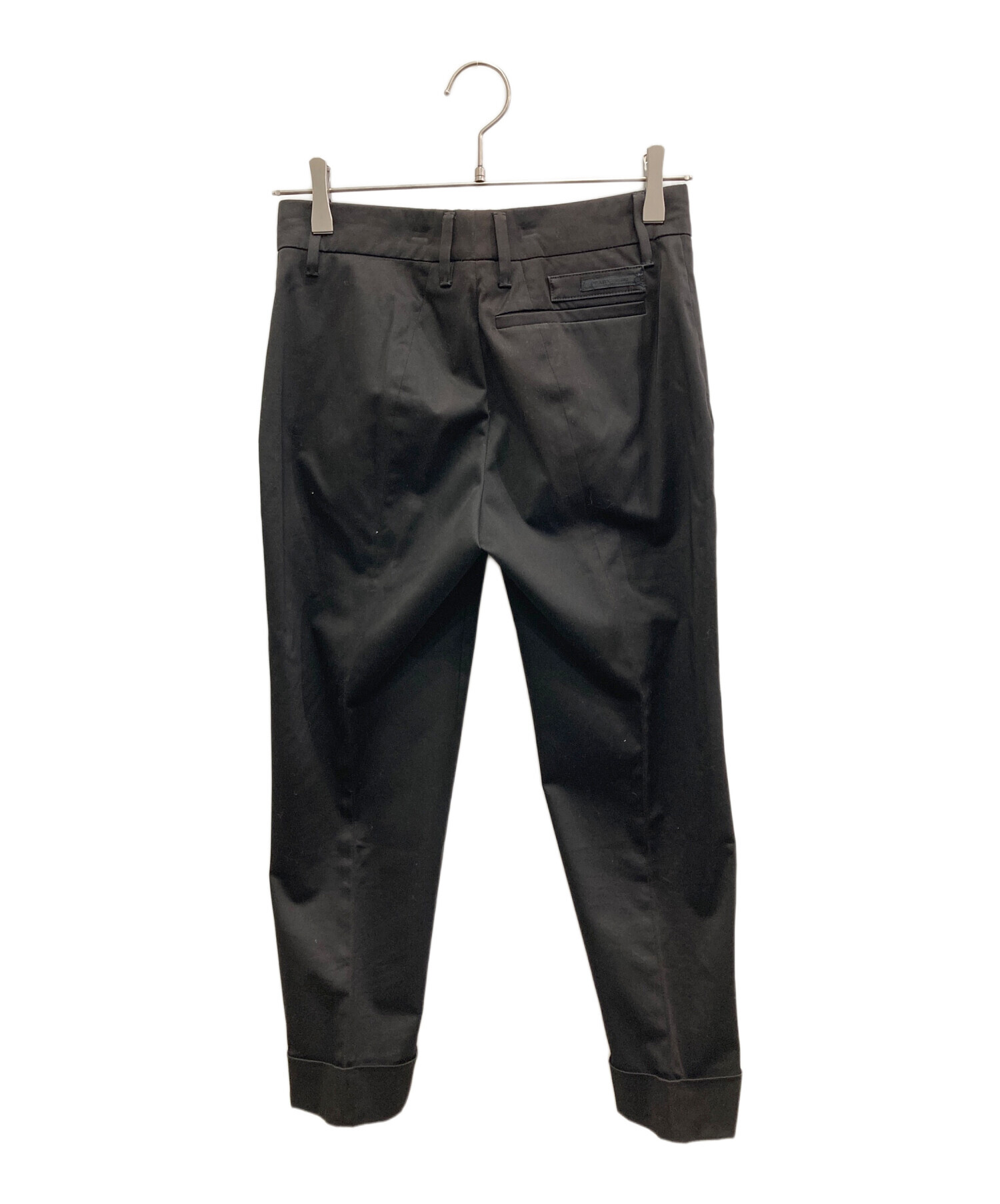 PRADA スラックス 中古・古着通販】PRADA (プラダ) スラックス ブラック サイズ:S
