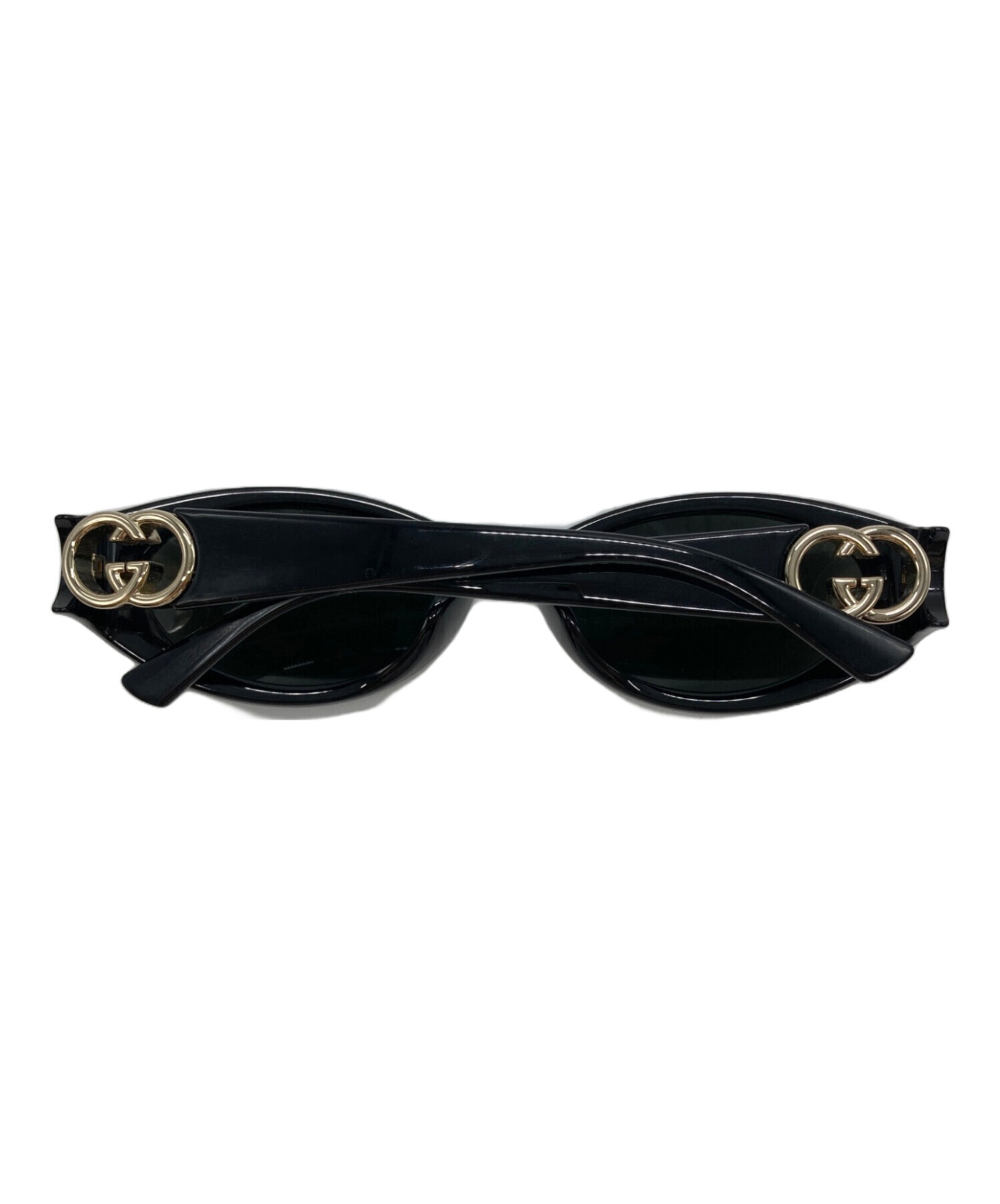 中古・古着通販】GUCCI (グッチ) オーバル サングラス ブラック サイズ