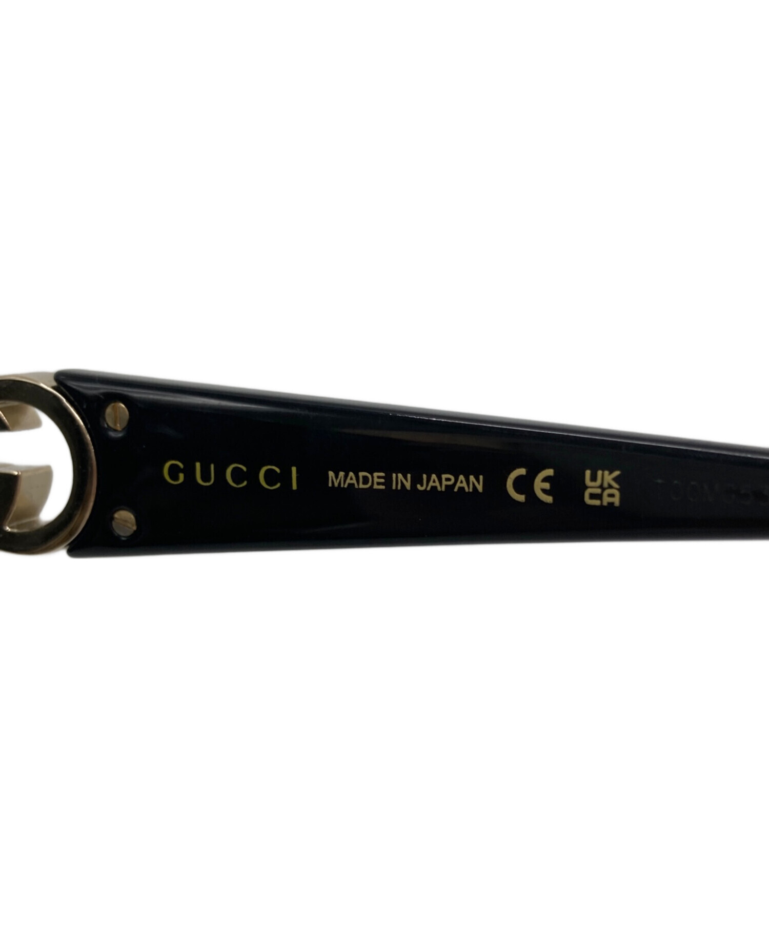 中古・古着通販】GUCCI (グッチ) オーバル サングラス ブラック サイズ