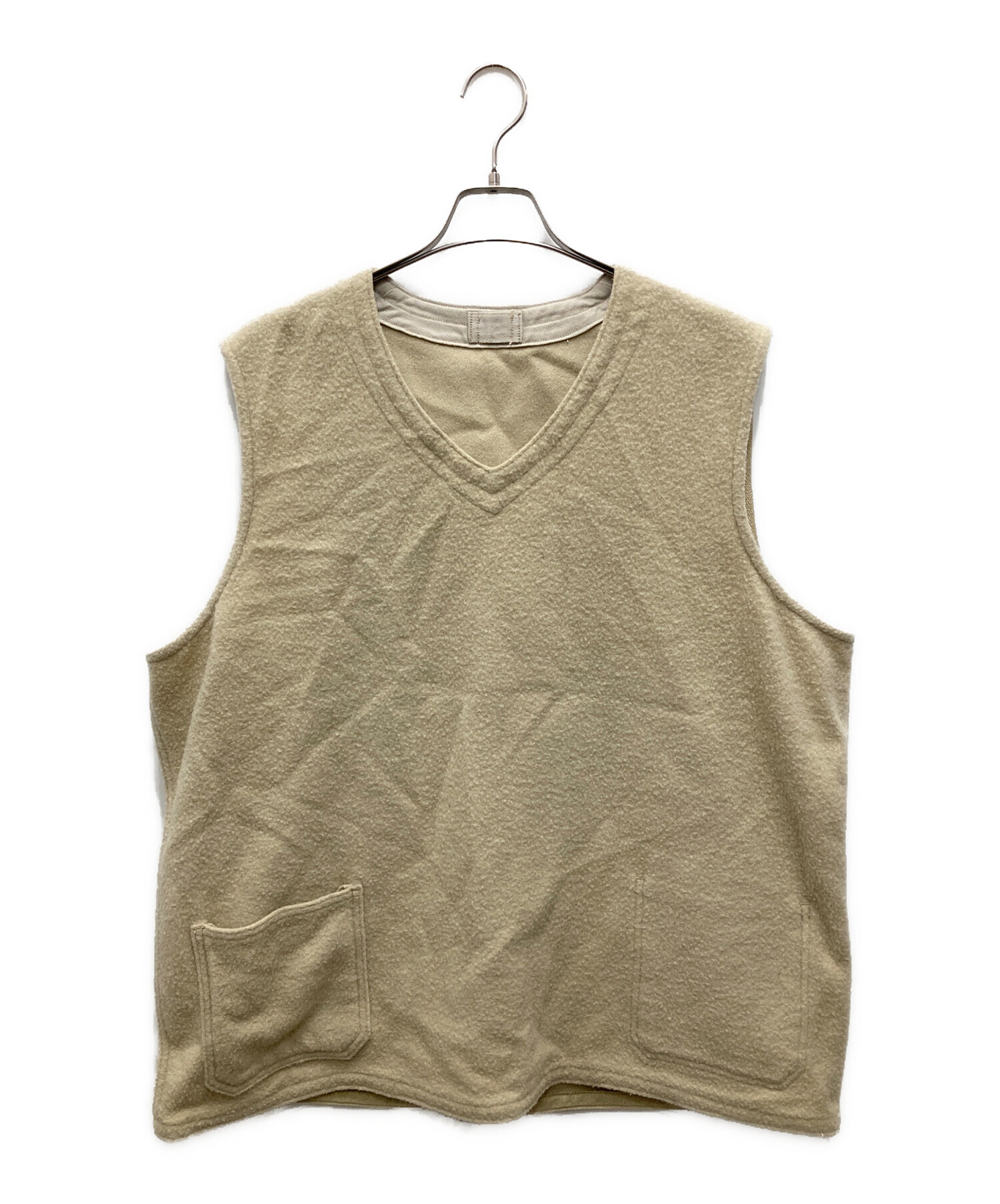 ナイジェルケーボン　フレンチワークショートベスト 中古・古着通販】NIGEL CABOURN (ナイジェルケーボン) FRENCH WORK