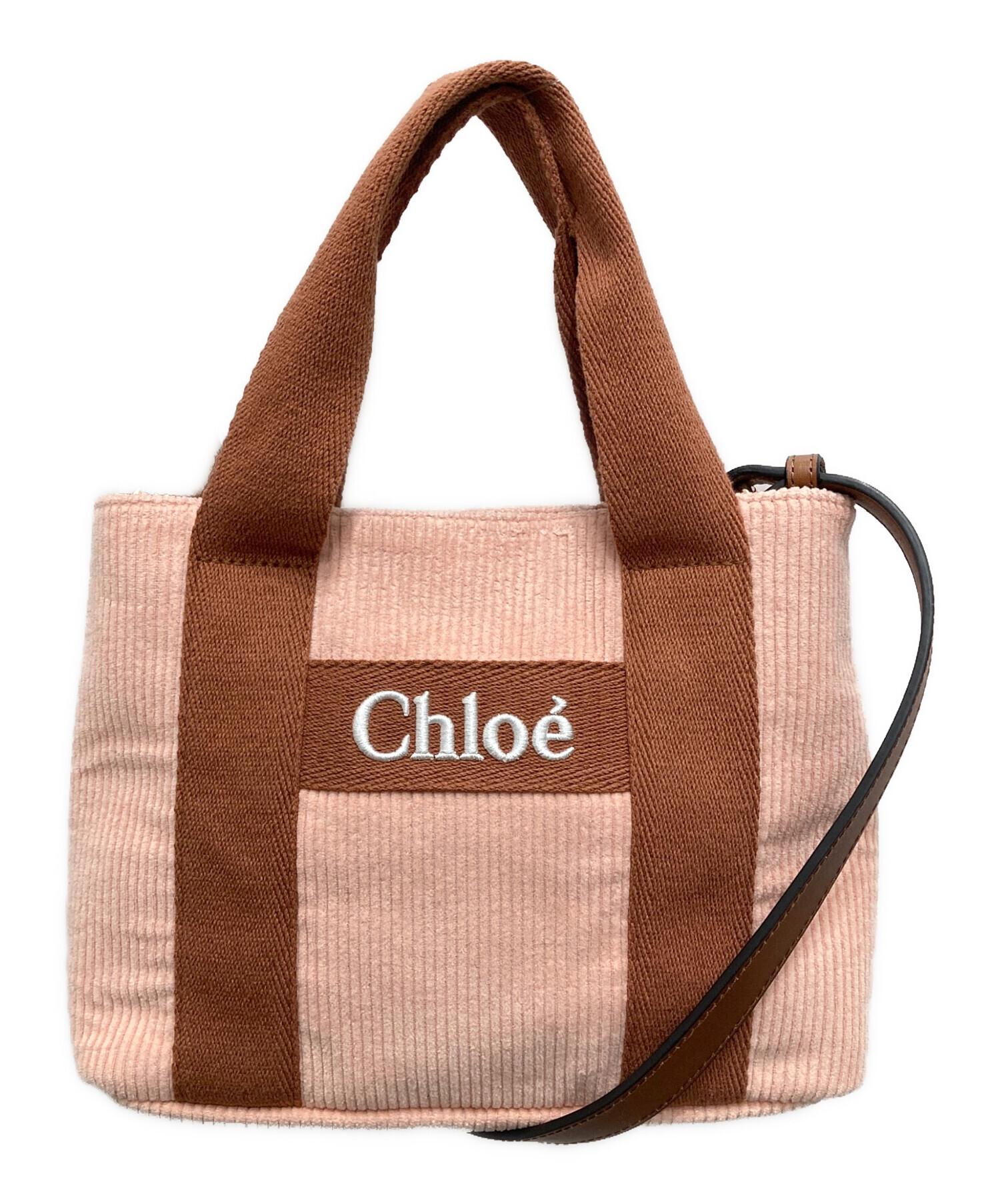 中古・古着通販】Chloe (クロエ) チルドレンライン2WAYバッグ ピンク