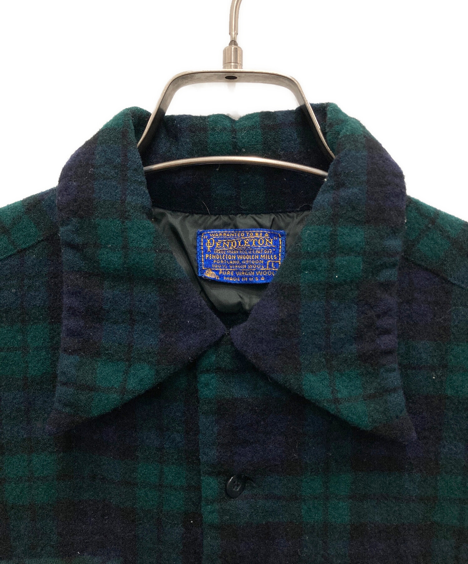 中古・古着通販】PENDLETON (ペンドルトン) 70'sウールオープンカラー