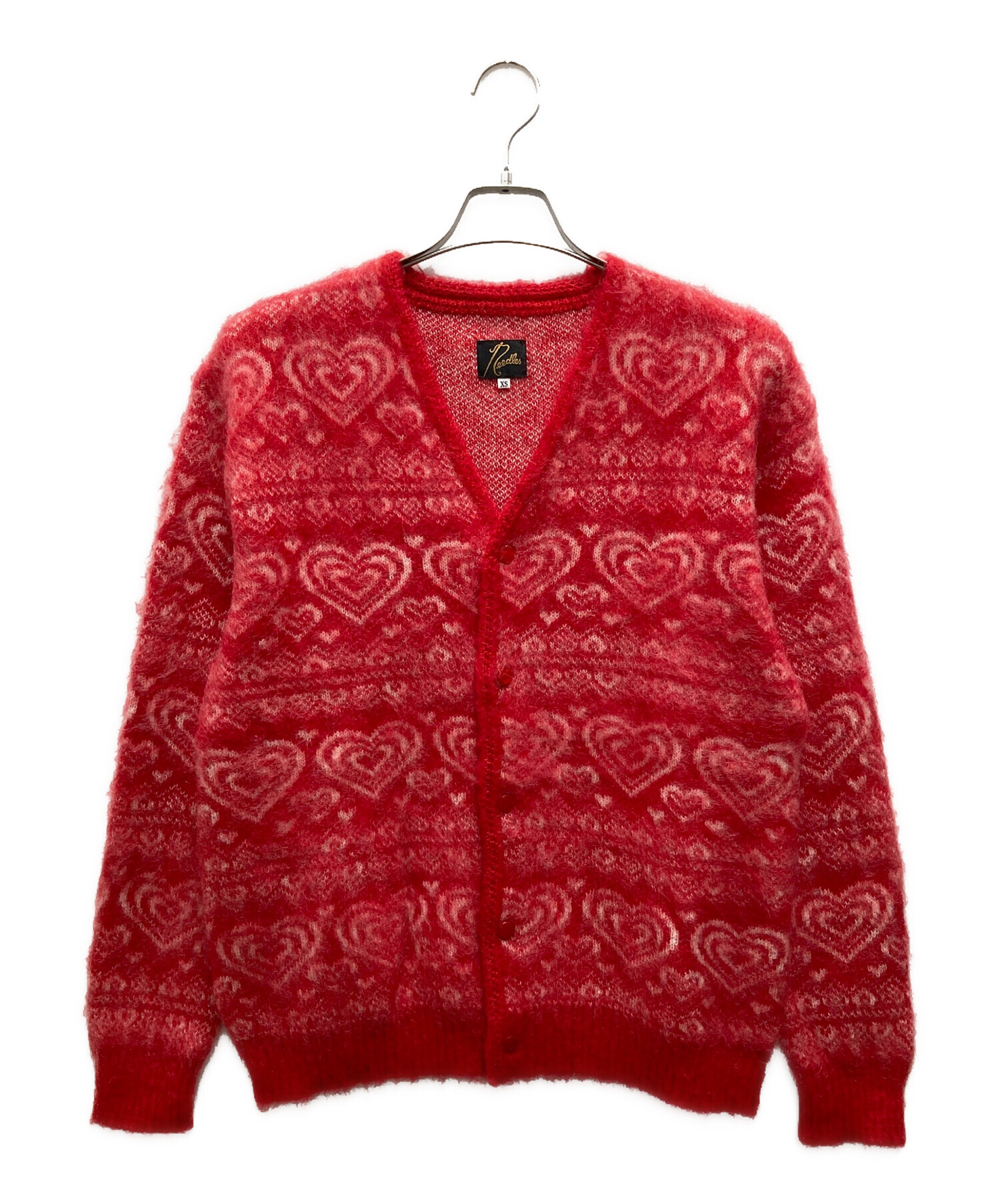 中古・古着通販】Needles (ニードルズ) Mohair Cardigan Heart/モヘア