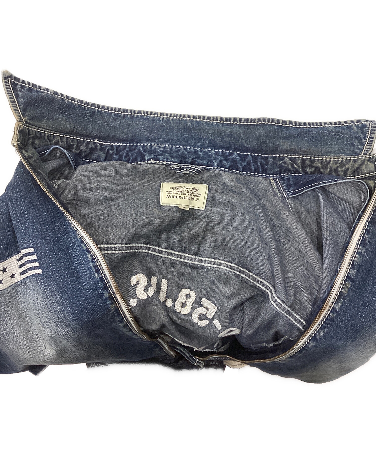 中古・古着通販】AVIREX (アヴィレックス) つなぎ インディゴ サイズ
