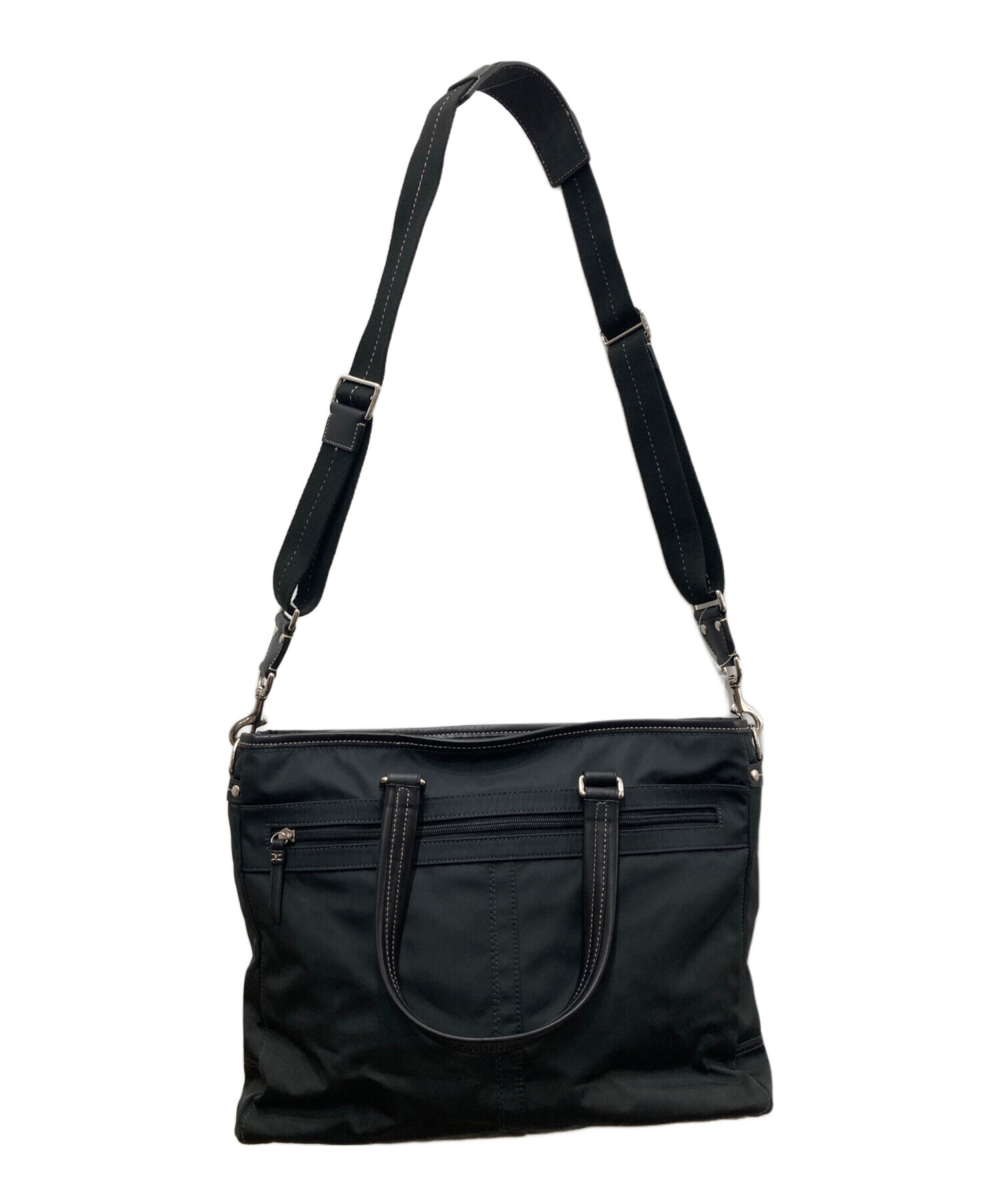 中古・古着通販】COACH (コーチ) 2WAYブリーフケース ブラック