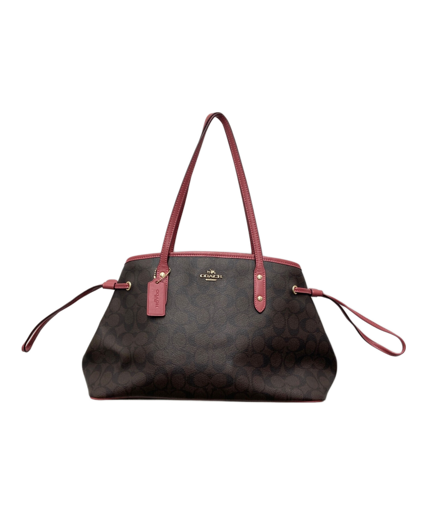 中古・古着通販】COACH (コーチ) シグネチャー トートバッグ ブラウン