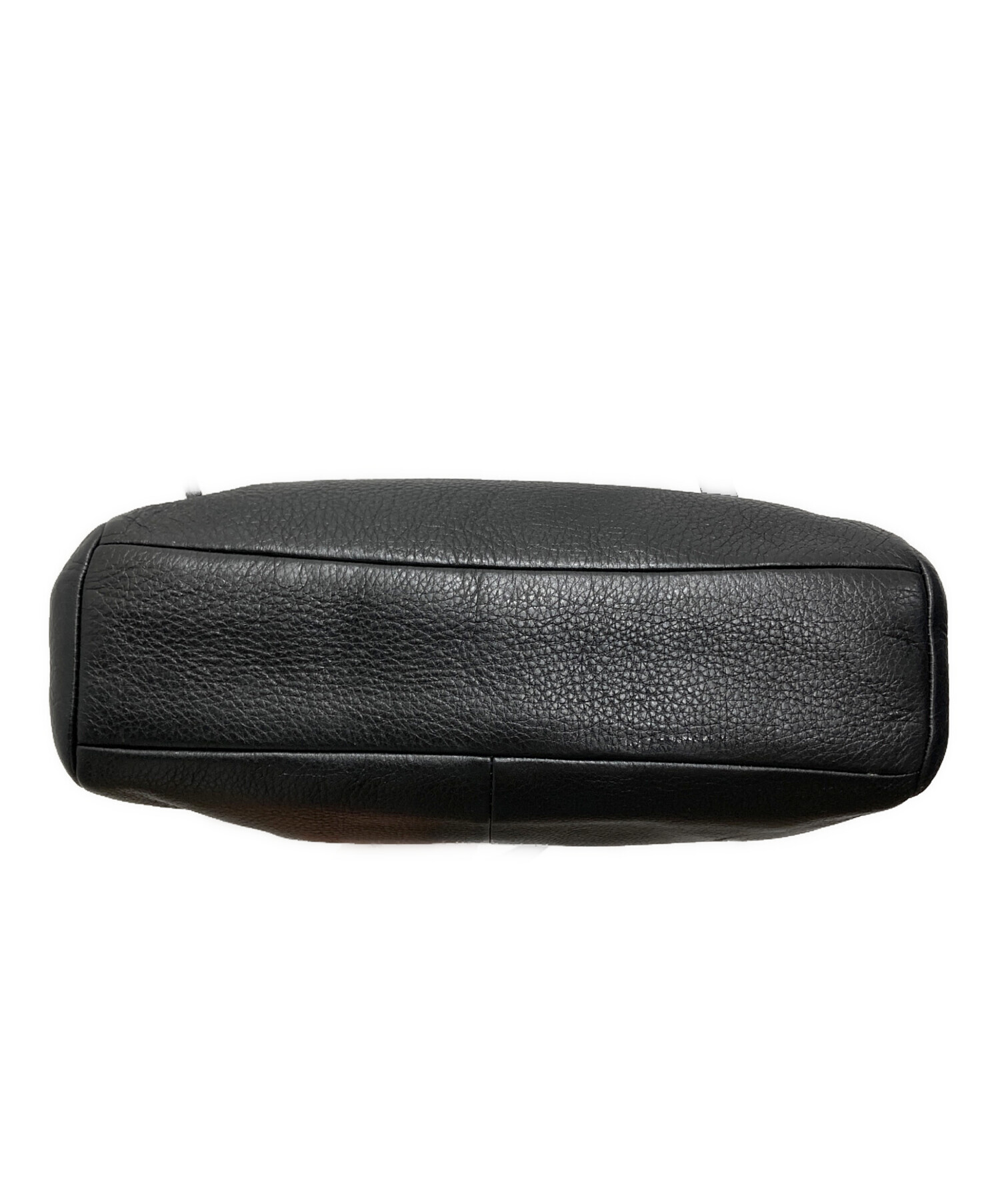 中古・古着通販】COACH (コーチ) 2wayレザーショルダーバッグ ブラック