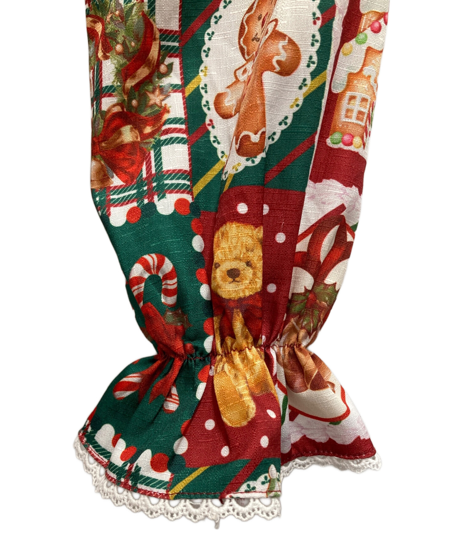 中古・古着通販】chalmiere (シャルミエール) クリスマス柄ワンピース