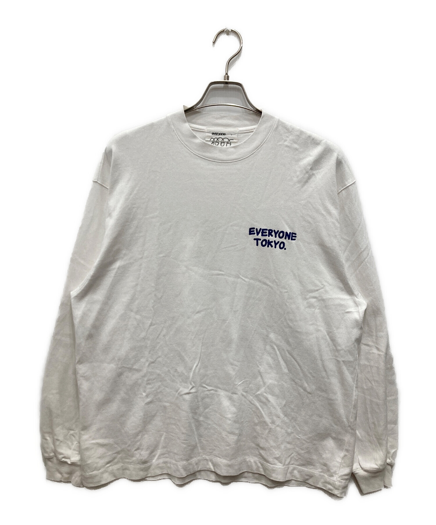中古・古着通販】everyone (エブリワン) LOGO LONGSLEEVE T-SHIRT