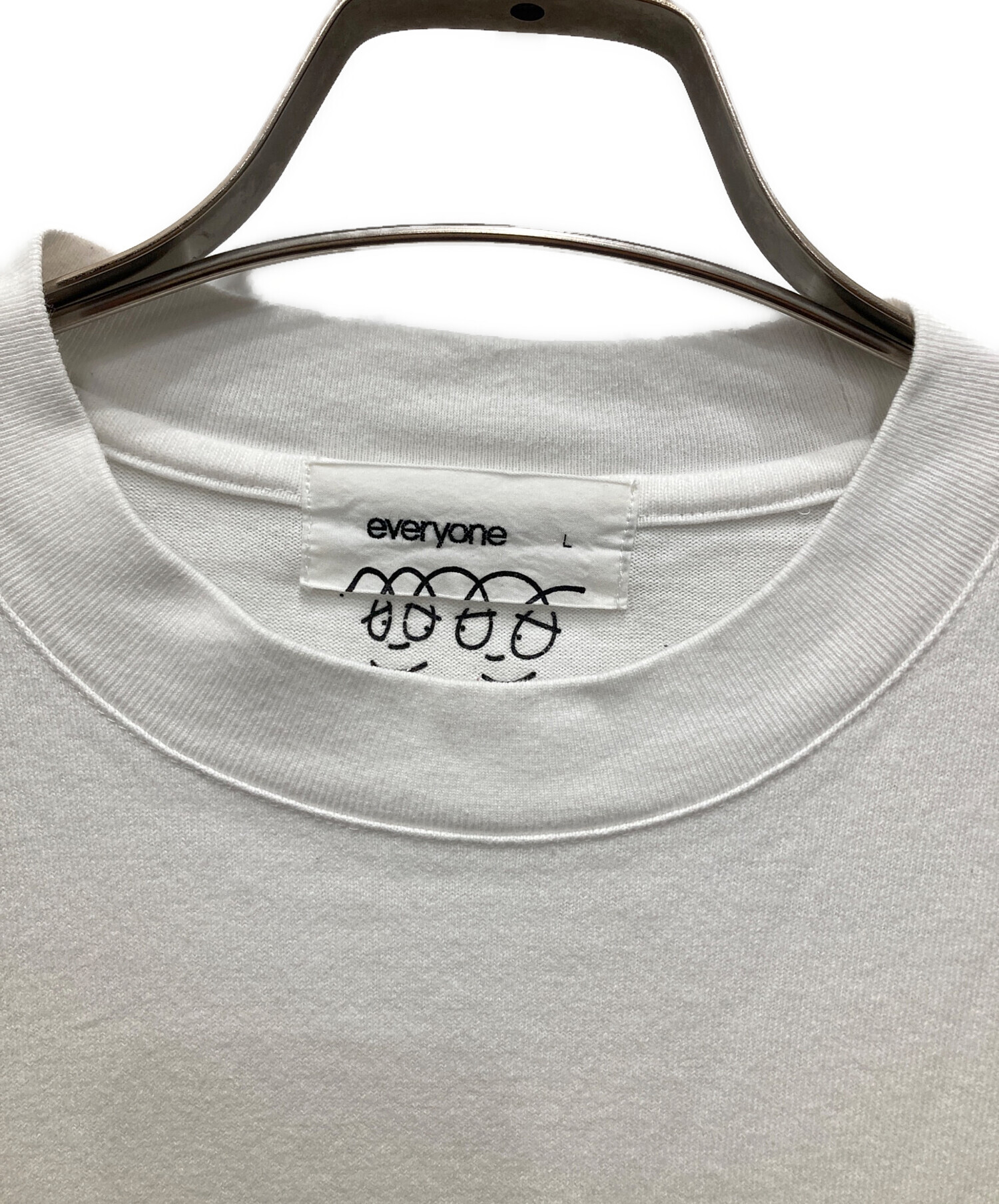 中古・古着通販】everyone (エブリワン) LOGO LONGSLEEVE T-SHIRT