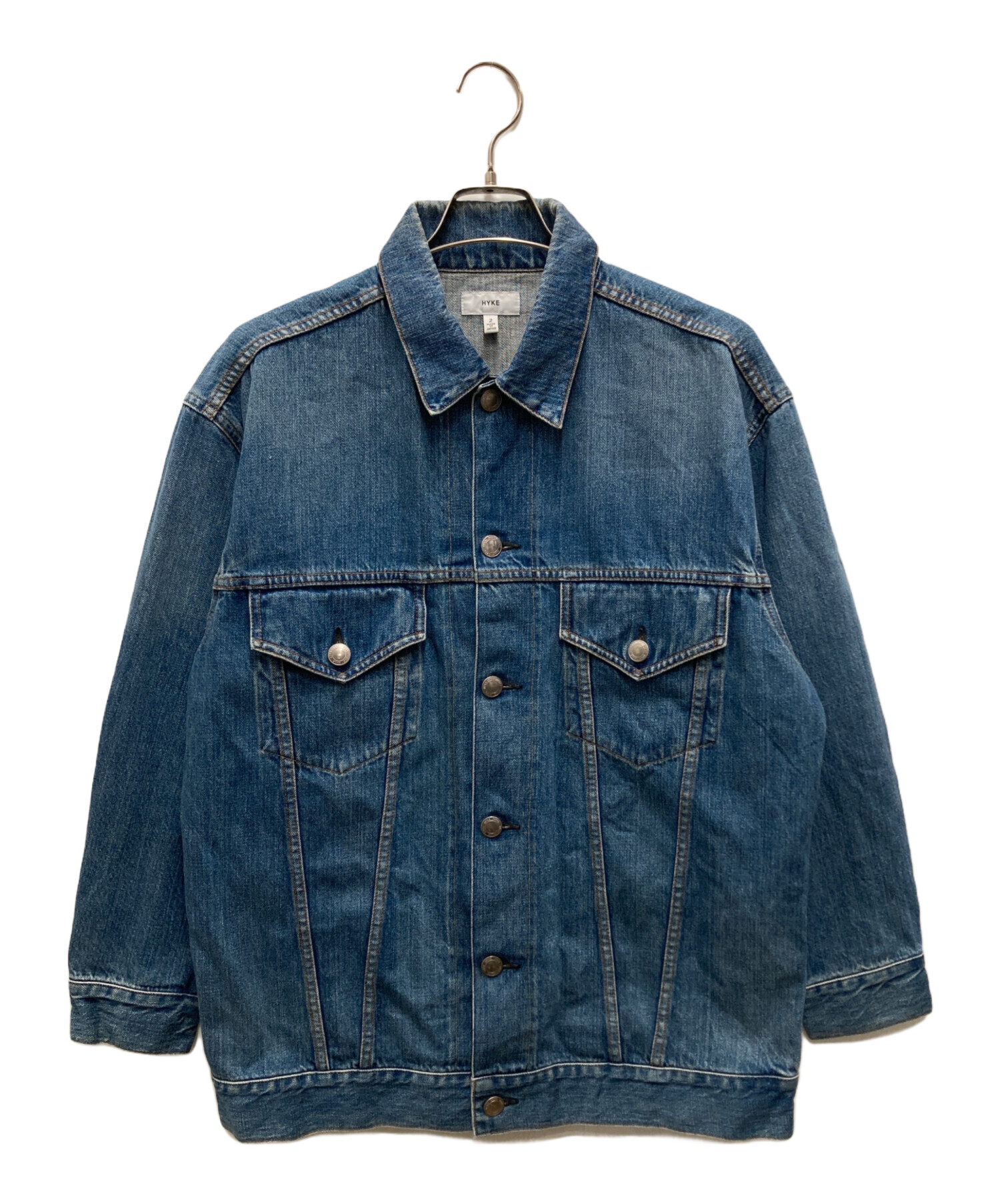 中古・古着通販】HYKE (ハイク) DENIM JACKET TYPE3/BIG FIT/デニム