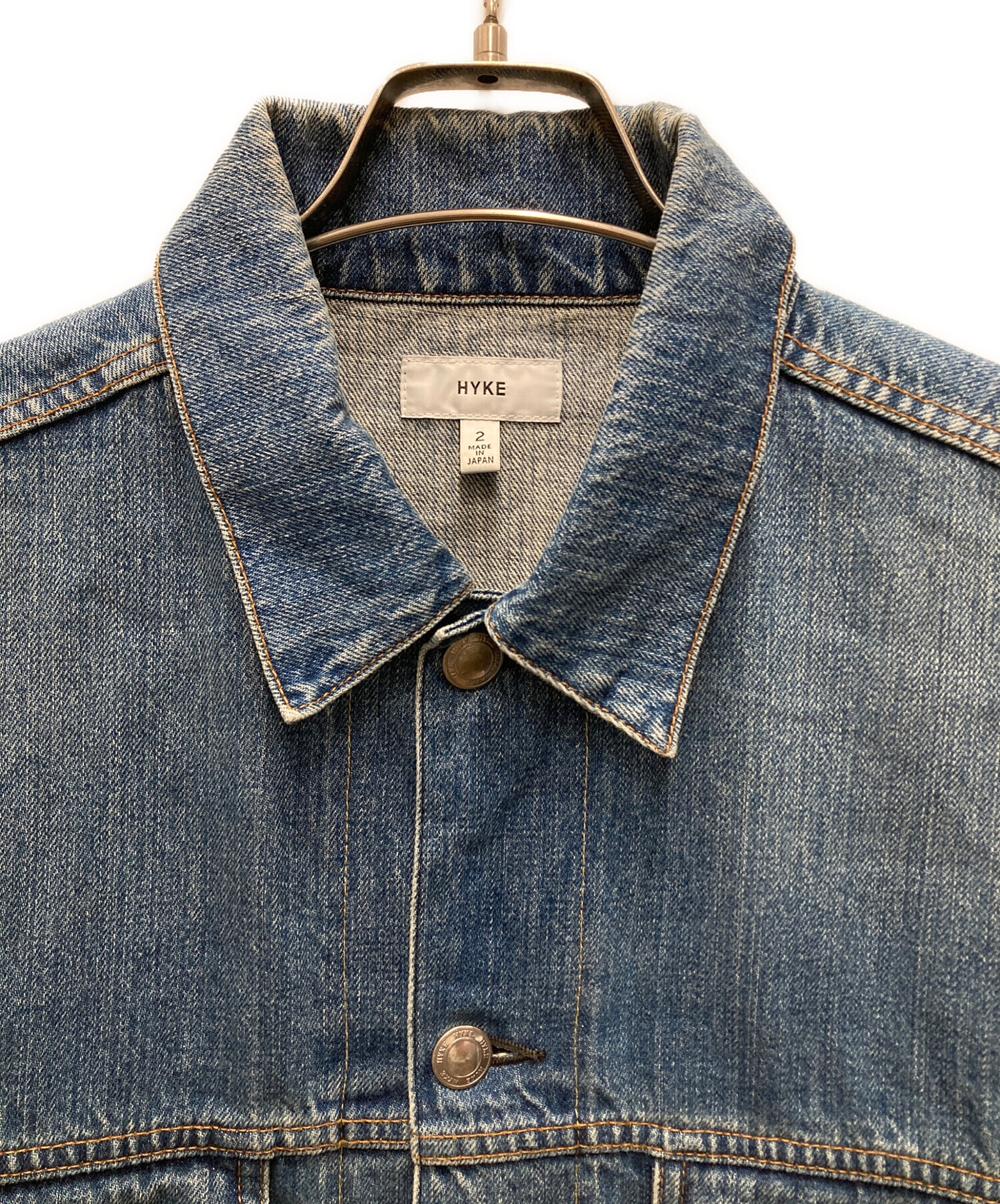 中古・古着通販】HYKE (ハイク) DENIM JACKET TYPE3/BIG FIT/デニム