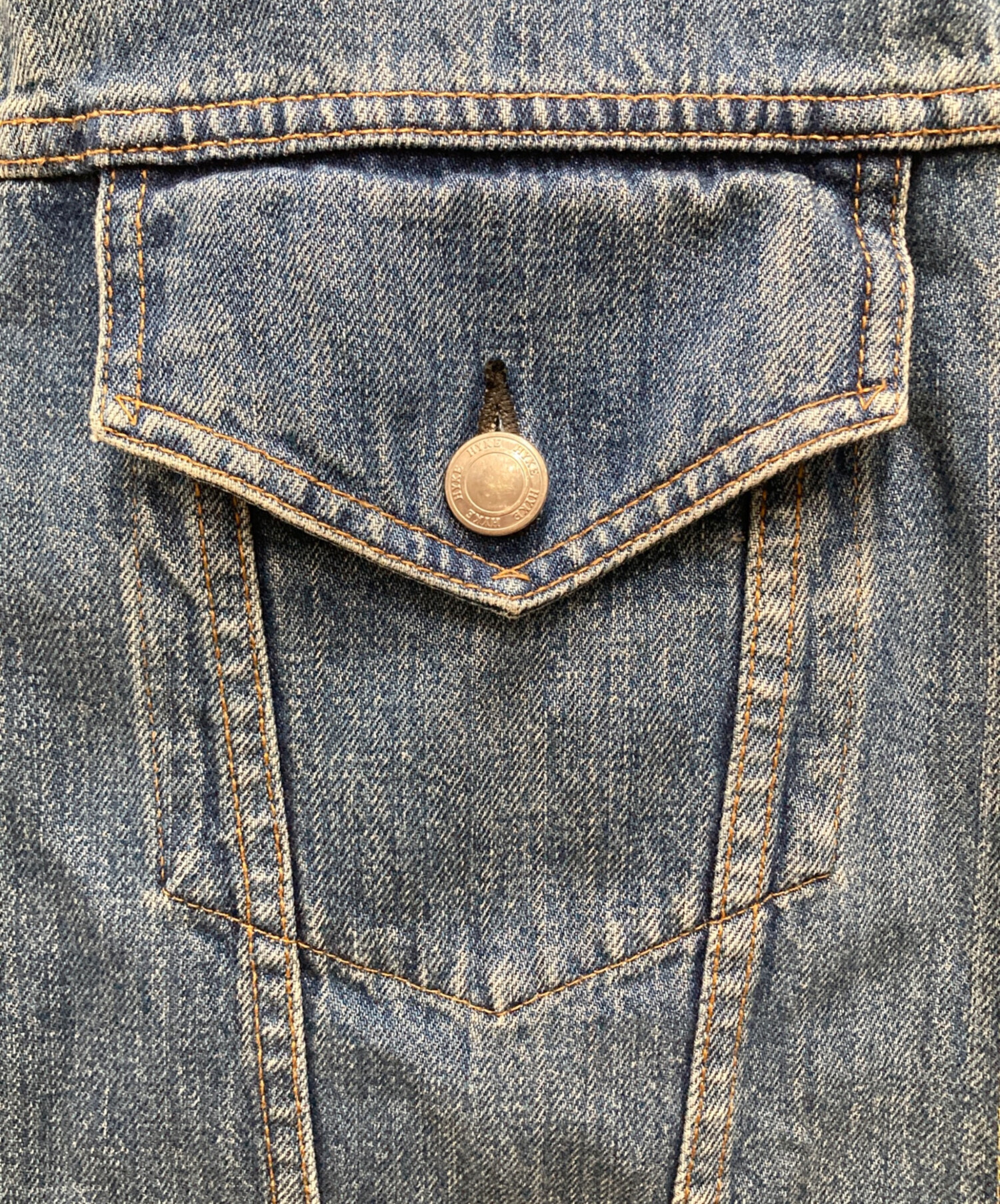中古・古着通販】HYKE (ハイク) DENIM JACKET TYPE3/BIG FIT/デニム