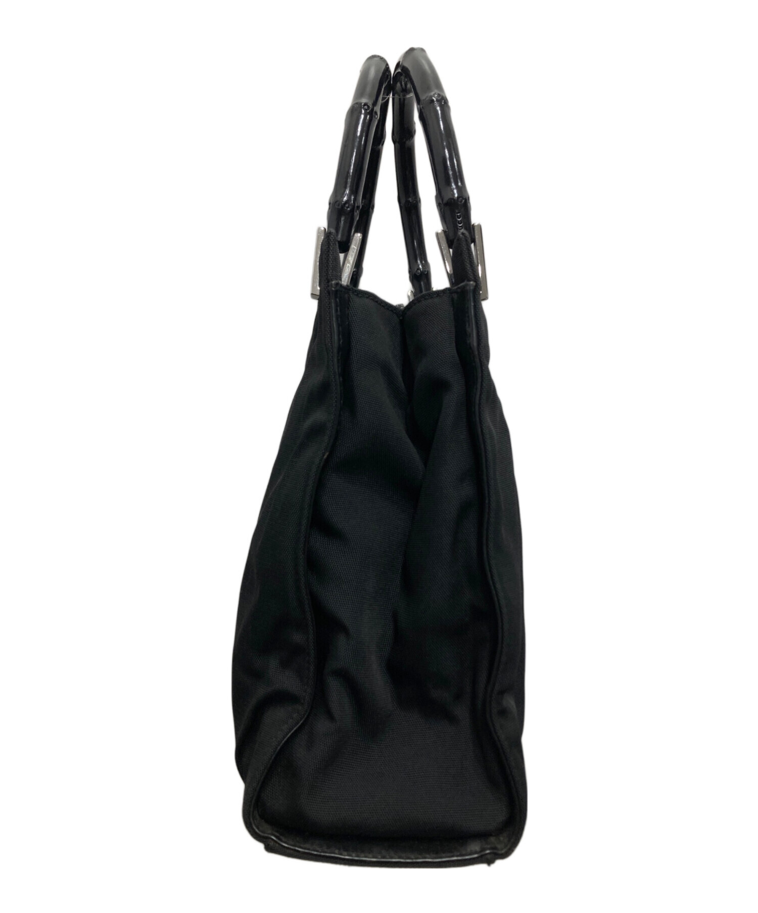 中古・古着通販】GUCCI (グッチ) バンブーナイロンハンドバッグ