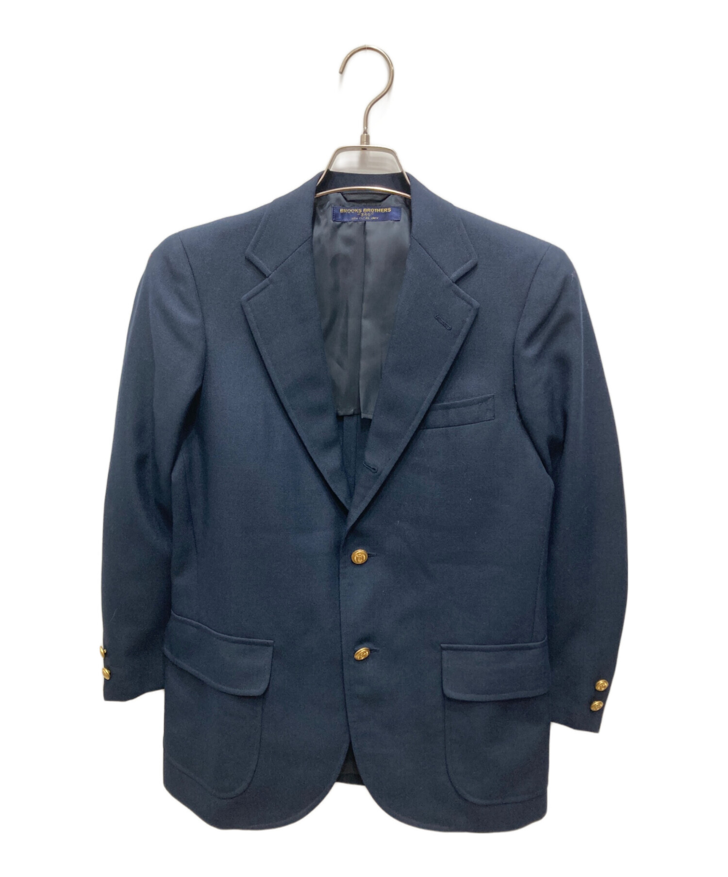 346 BROOKS BROTHERS テーラードジャケット ブレザー 40 紺 中古・古着通販】BROOKS BROTHERS 346 (ブルックスブラザーズ 346) 金