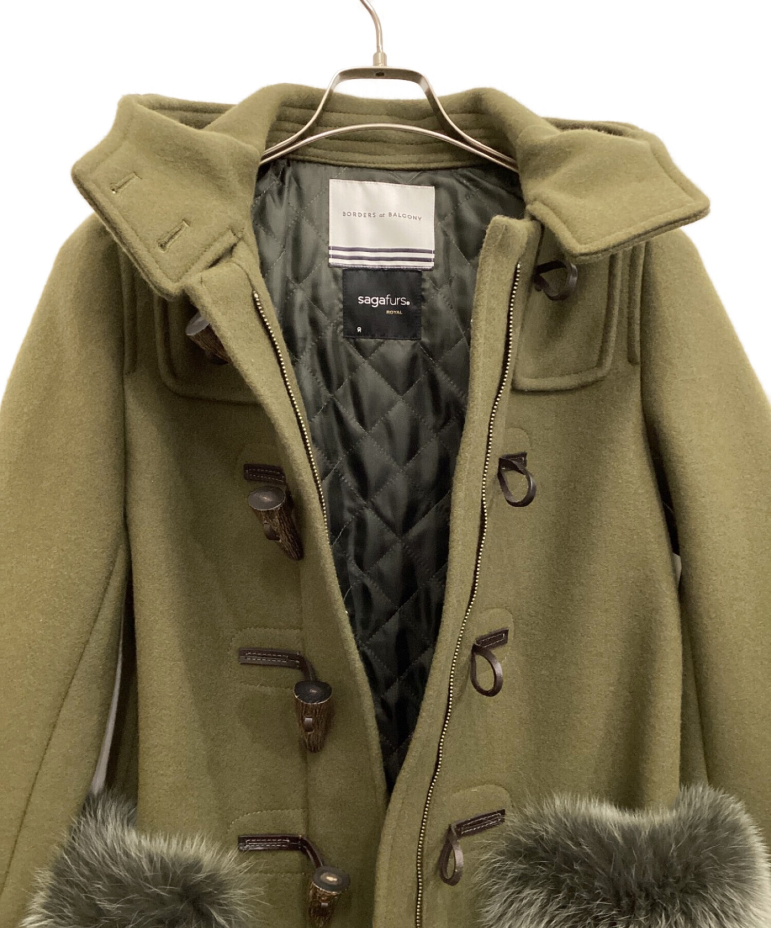 ボーダーズアットバルコニーダッフルコート