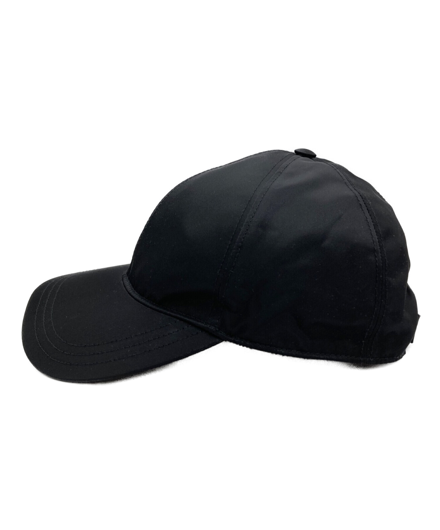 中古・古着通販】PRADA (プラダ) キャップ ブラック｜ブランド・古着 