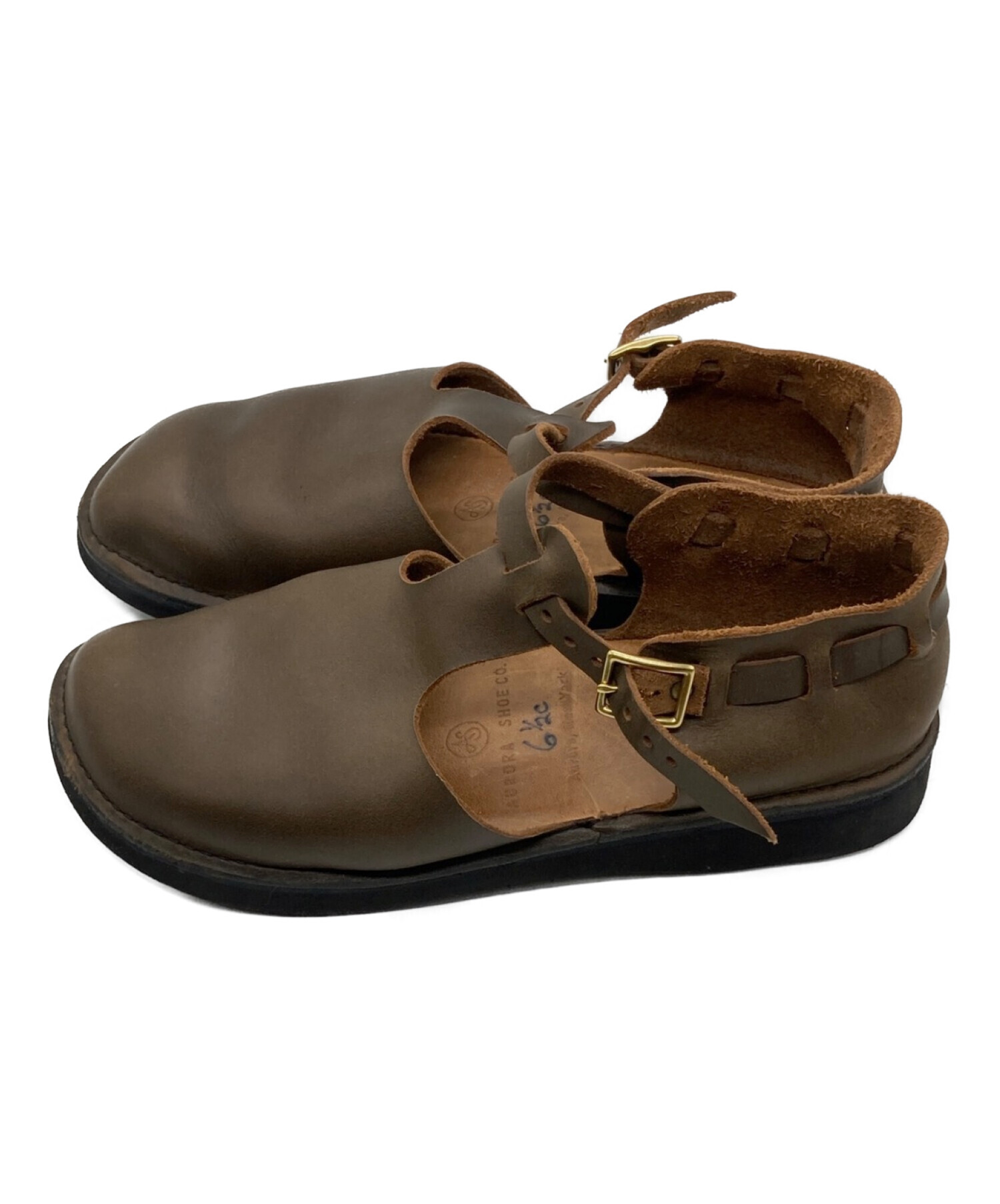 中古・古着通販】AURORA SHOE (オーロラシューズ) T-Strap Moss 