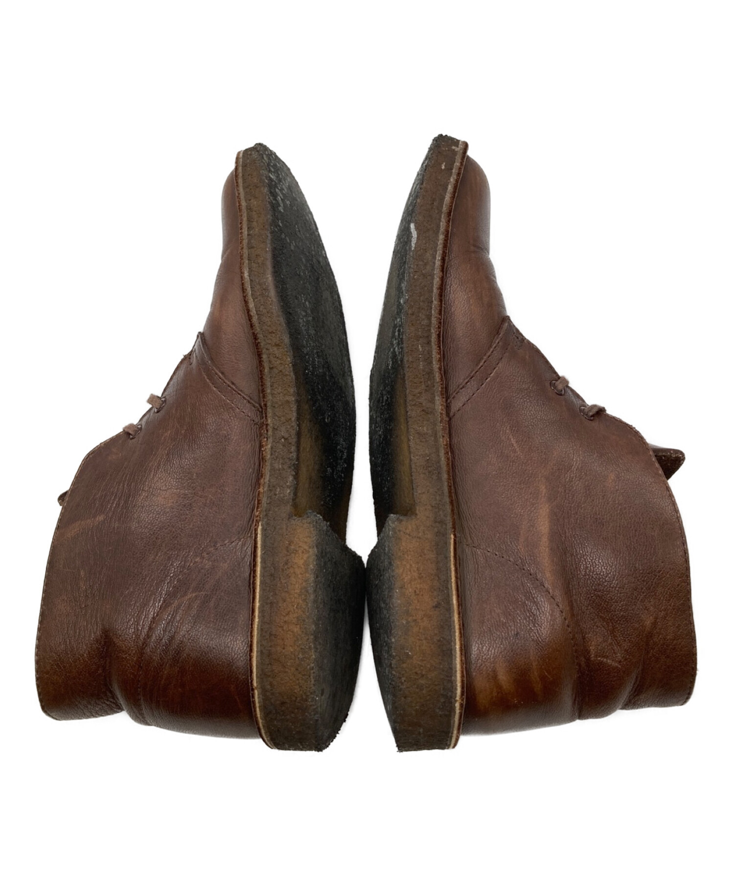 中古・古着通販】CLARKS (クラークス) デザートブーツ ブラウン サイズ