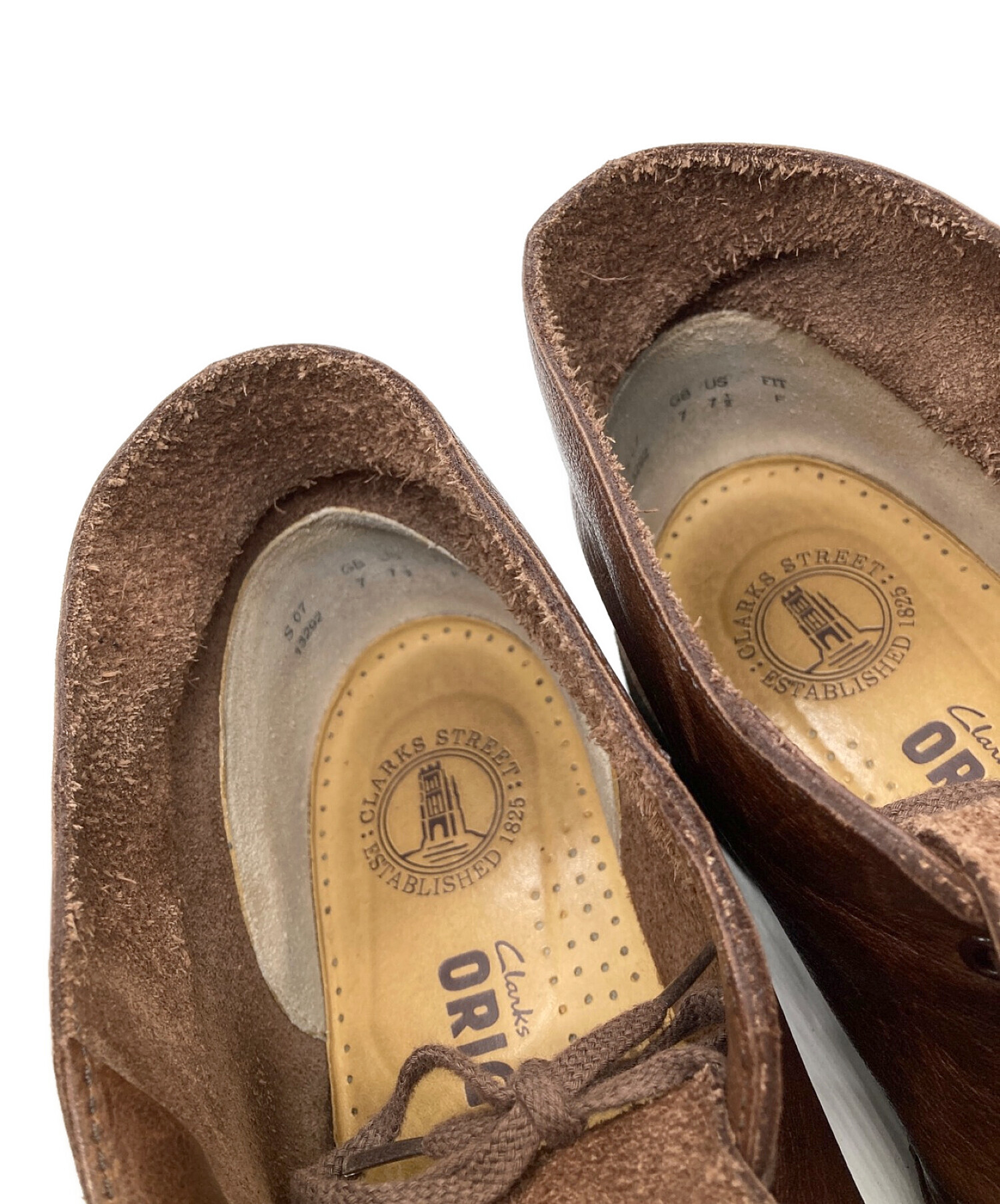 中古・古着通販】CLARKS (クラークス) デザートブーツ ブラウン サイズ