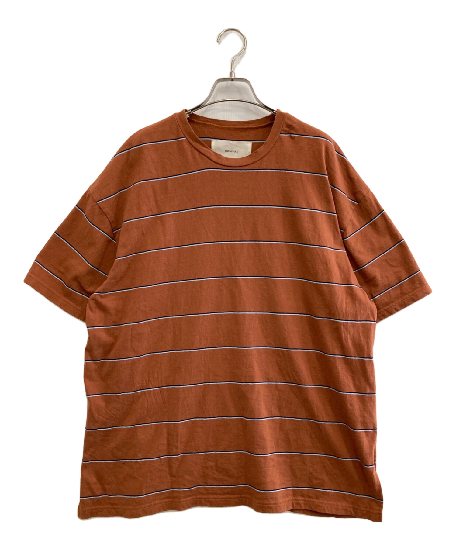 TODAYFUL ブラウン ストライプ Tシャツ TODAYFUL/トゥデイフル