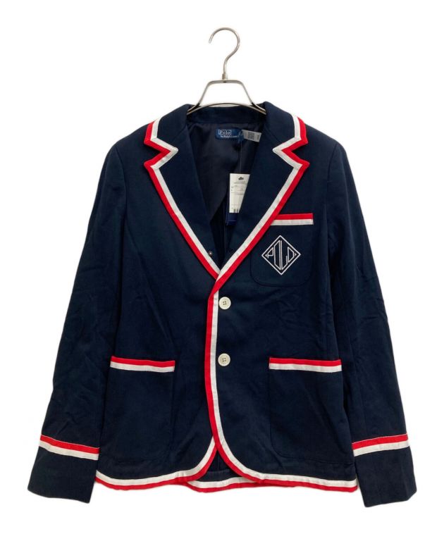 良品　ポロラルフローレン　レディース　グログラントリムテリーブレザー　Ｓ 中古・古着通販】POLO RALPH LAUREN (ポロ・ラルフローレン