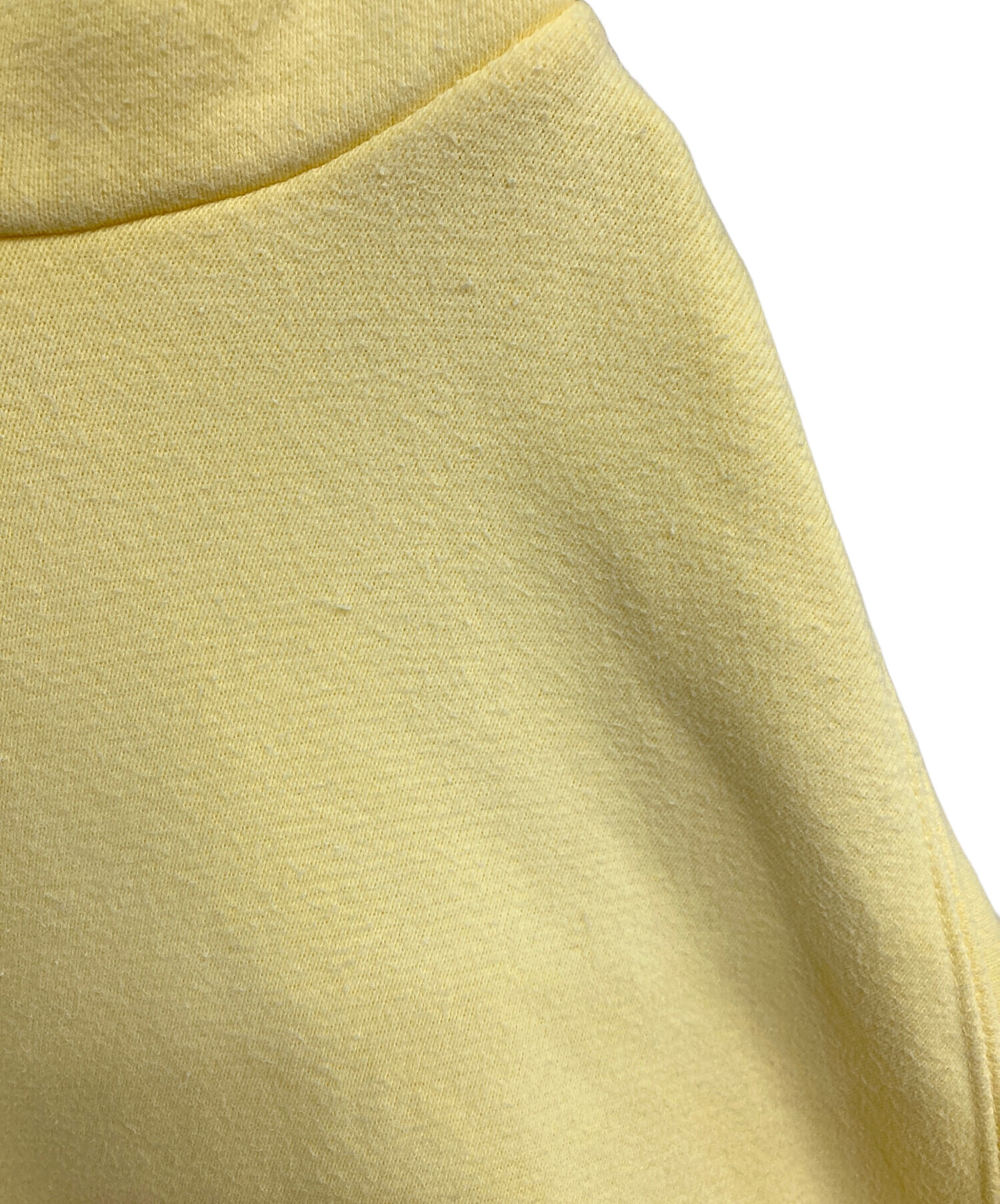 中古・古着通販】ANCELLM (アンセルム) DYED DAMAGE HOODIE イエロー