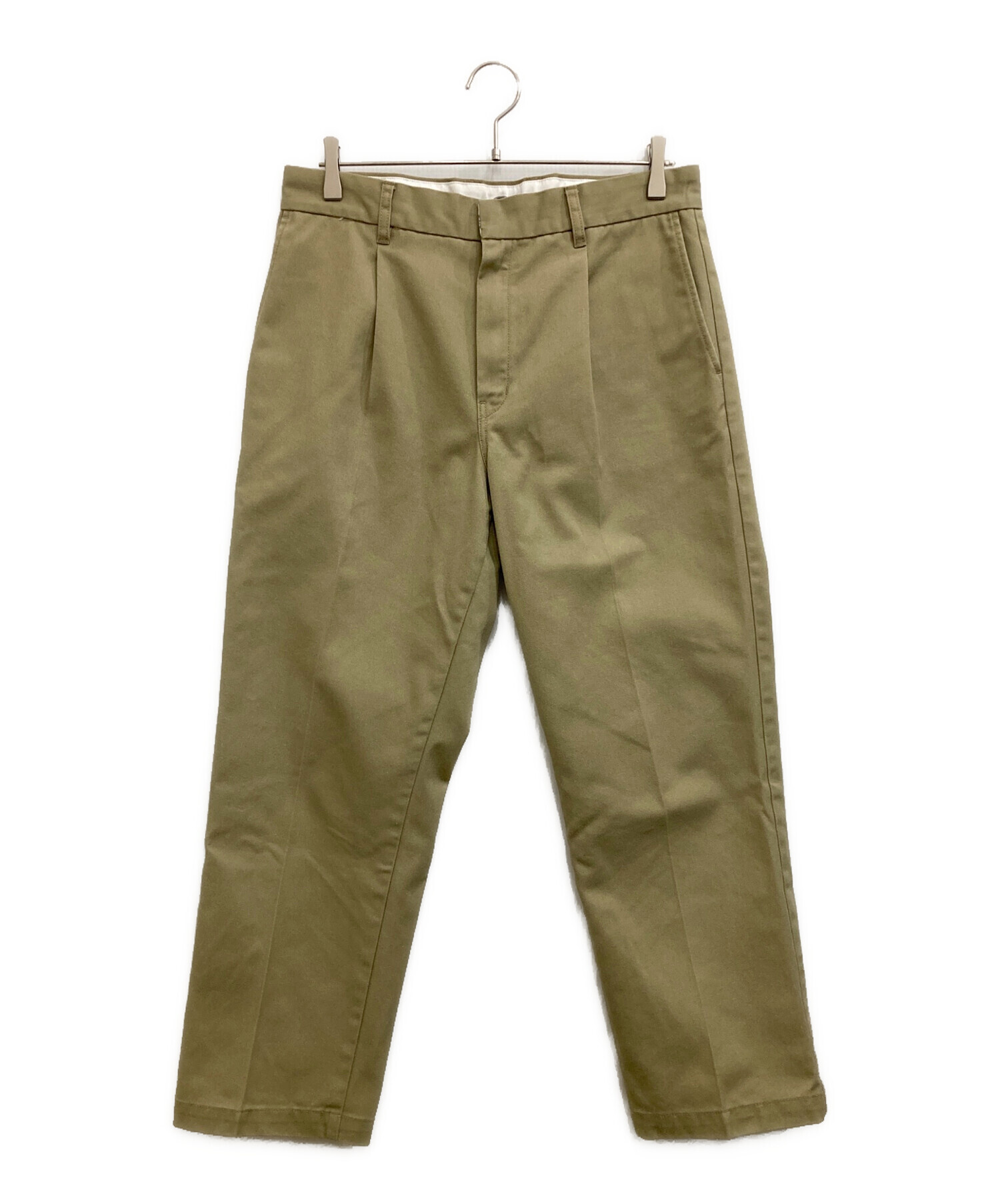 WACKO MARIA ワコマリア DICKIES ディッキーズ 25AW PLEATED TROUSERS トラウザー パンツ ベージュ サイズ XL 正規品 / 53261 中古・古着通販】WACKO MARIA (ワコマリア) Dickies (ディッキーズ