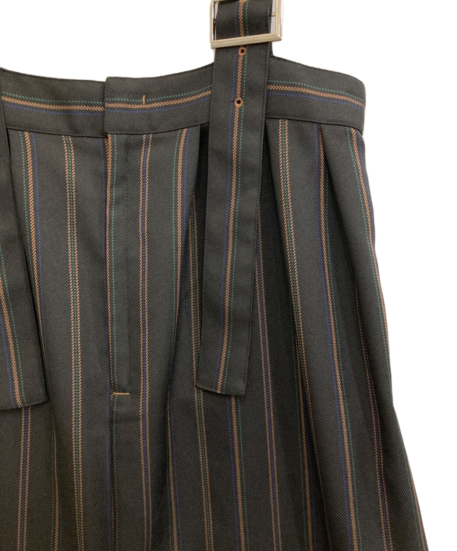 中古・古着通販】UN3D. (アンスリード) MULTI PINSTRIPE AIO ブラック