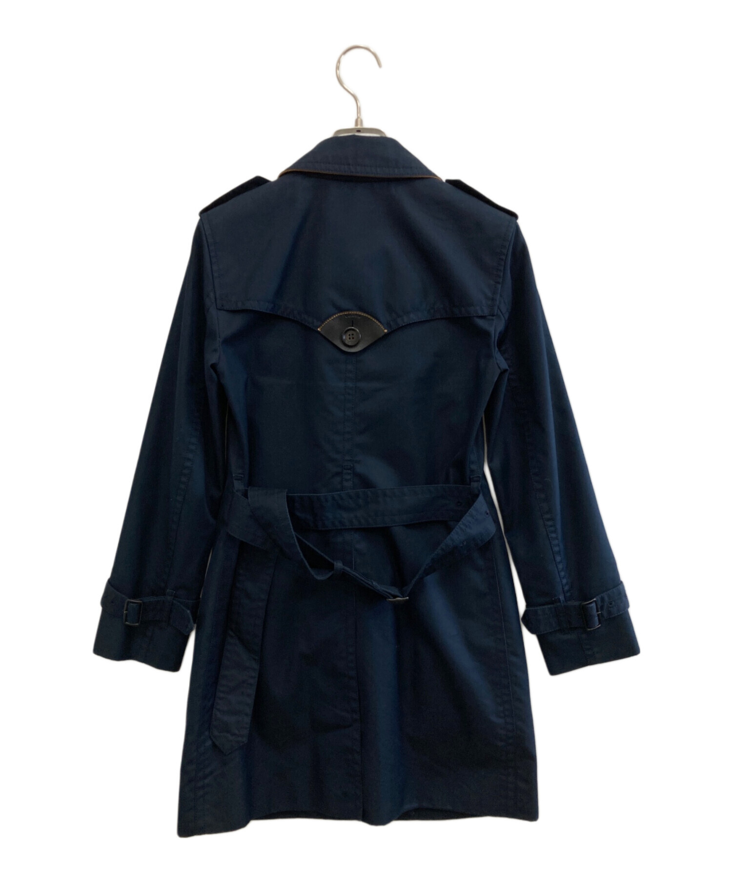 中古・古着通販】COACH (コーチ) トレンチコート ネイビー サイズ:XS