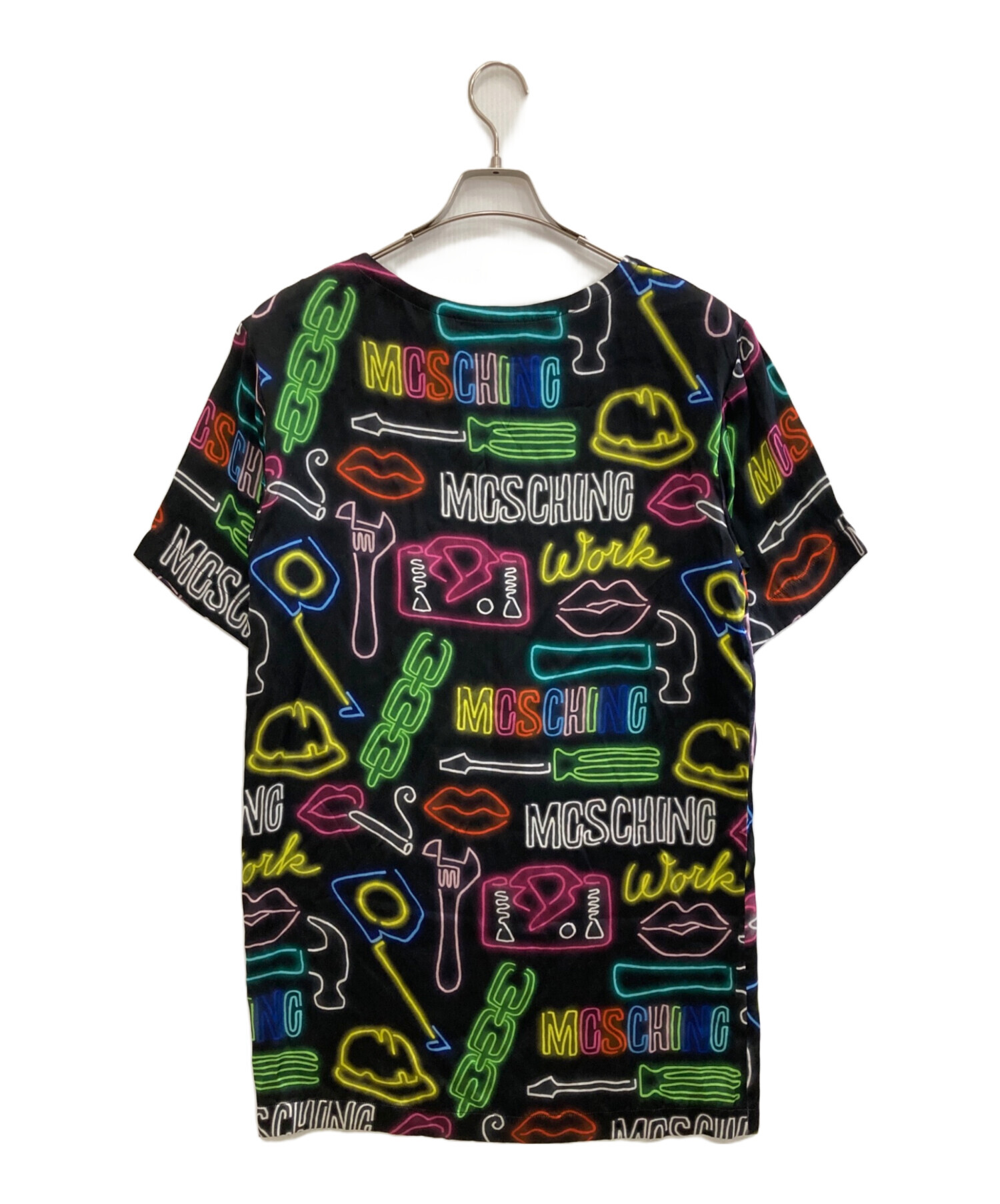 中古・古着通販】MOSCHINO (モスキーノ) ネオンプリントワンピース 