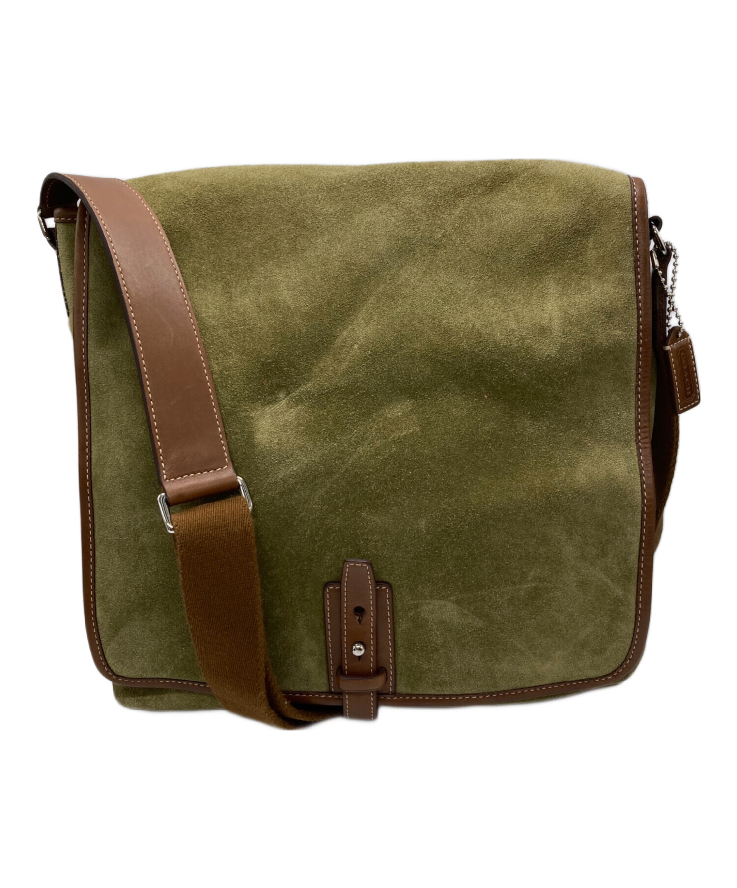 中古・古着通販】COACH (コーチ) スウェードショルダーバッグ 中古・古着通販】COACH (コーチ) スウェードショルダーバッグ