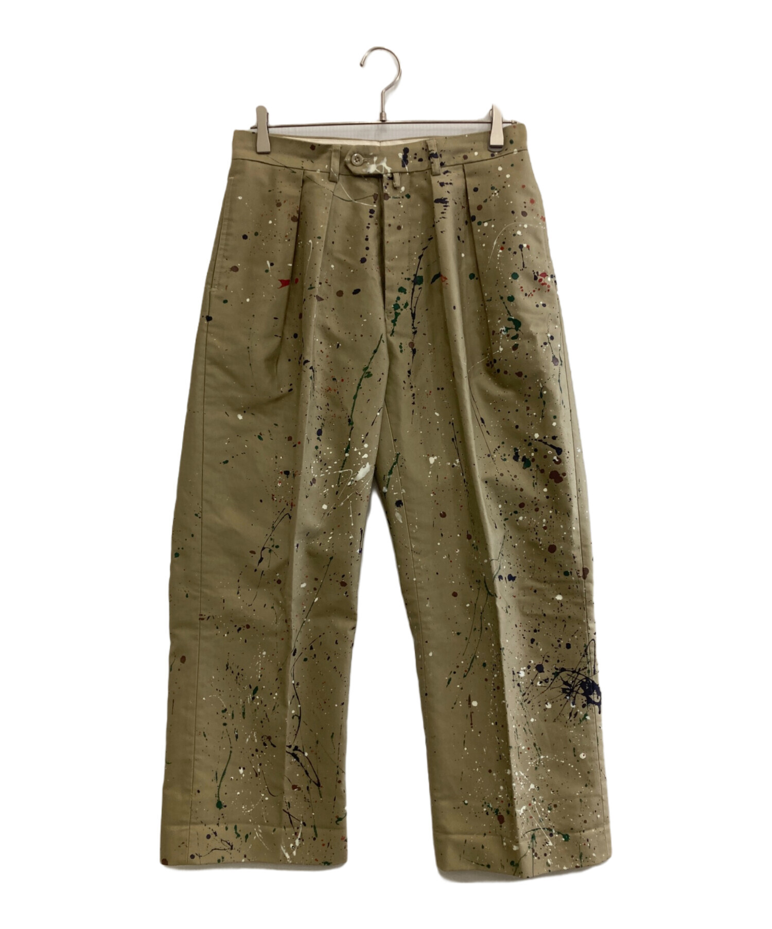 neat GIZA MOLESKIN BELTLESS PAINT PANTS 新品 NEAT GIZA Moleskin