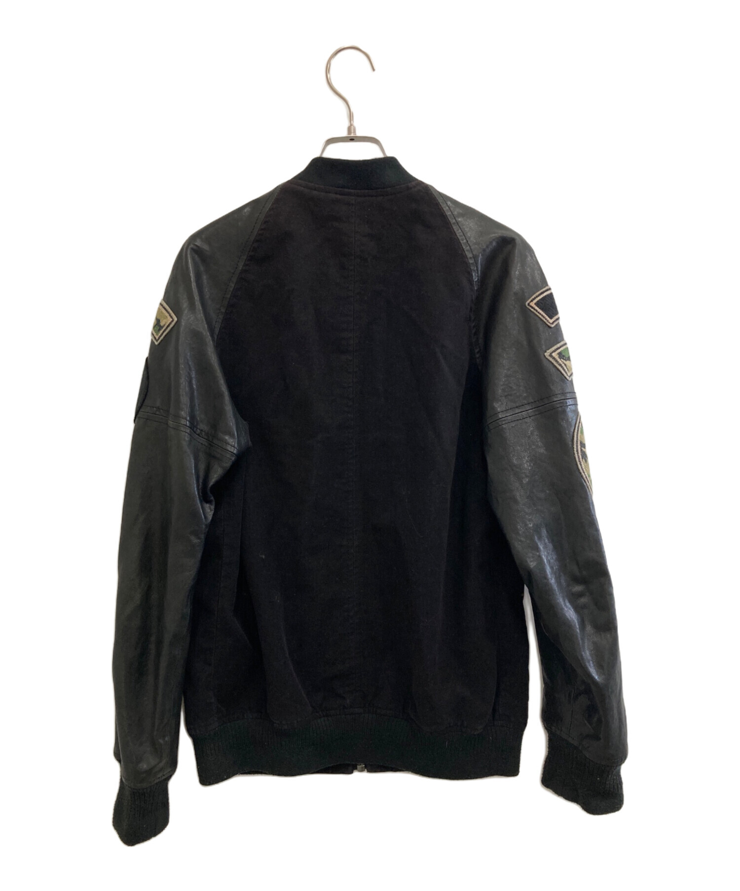 DIESEL ディーゼル ライダースジャケットS 中古・古着通販】DIESEL (ディーゼル) ライダースジャケット ブラック