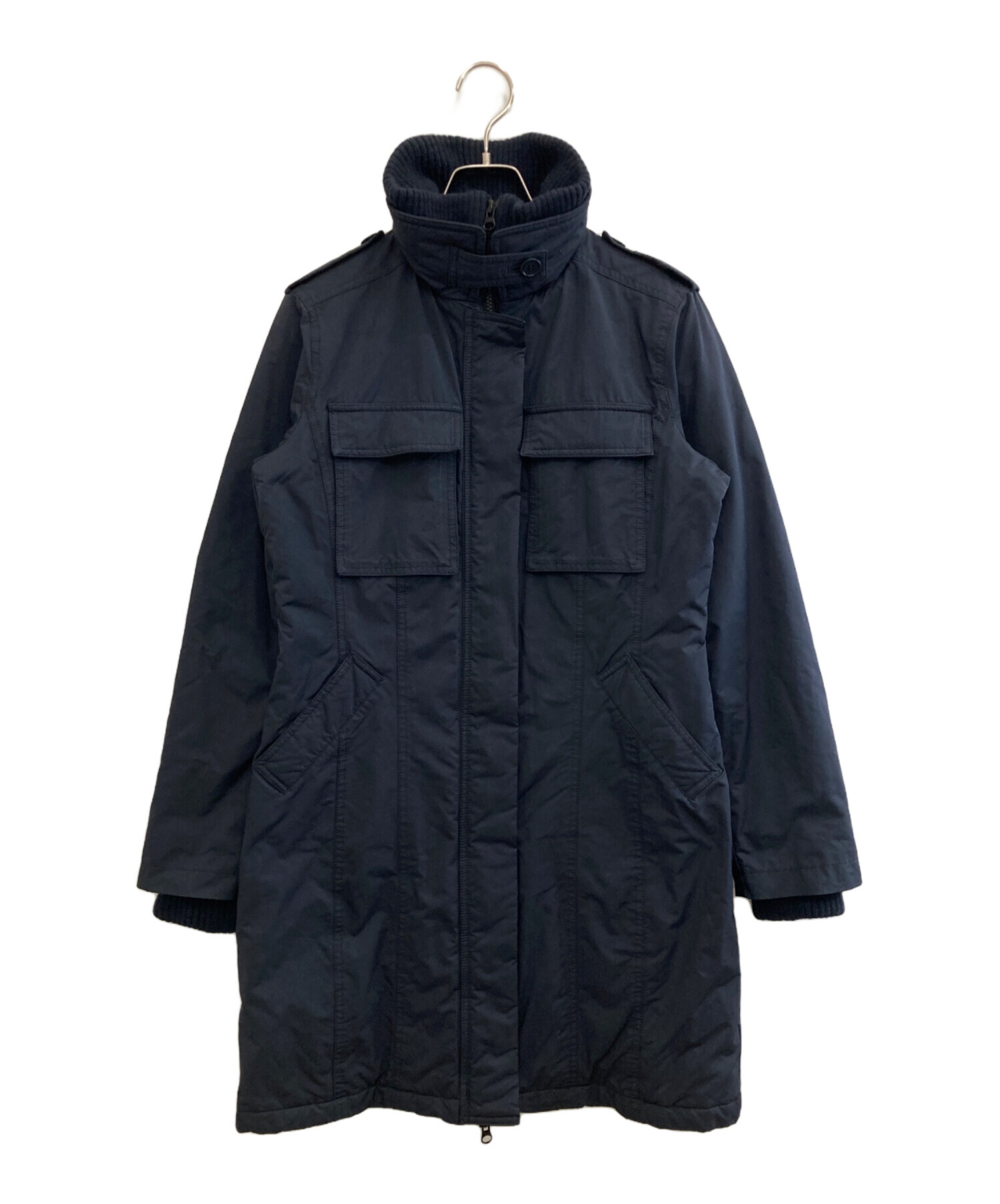 中古・古着通販】ASPESI (アスペジ) ミリタリーコート ネイビー サイズ 