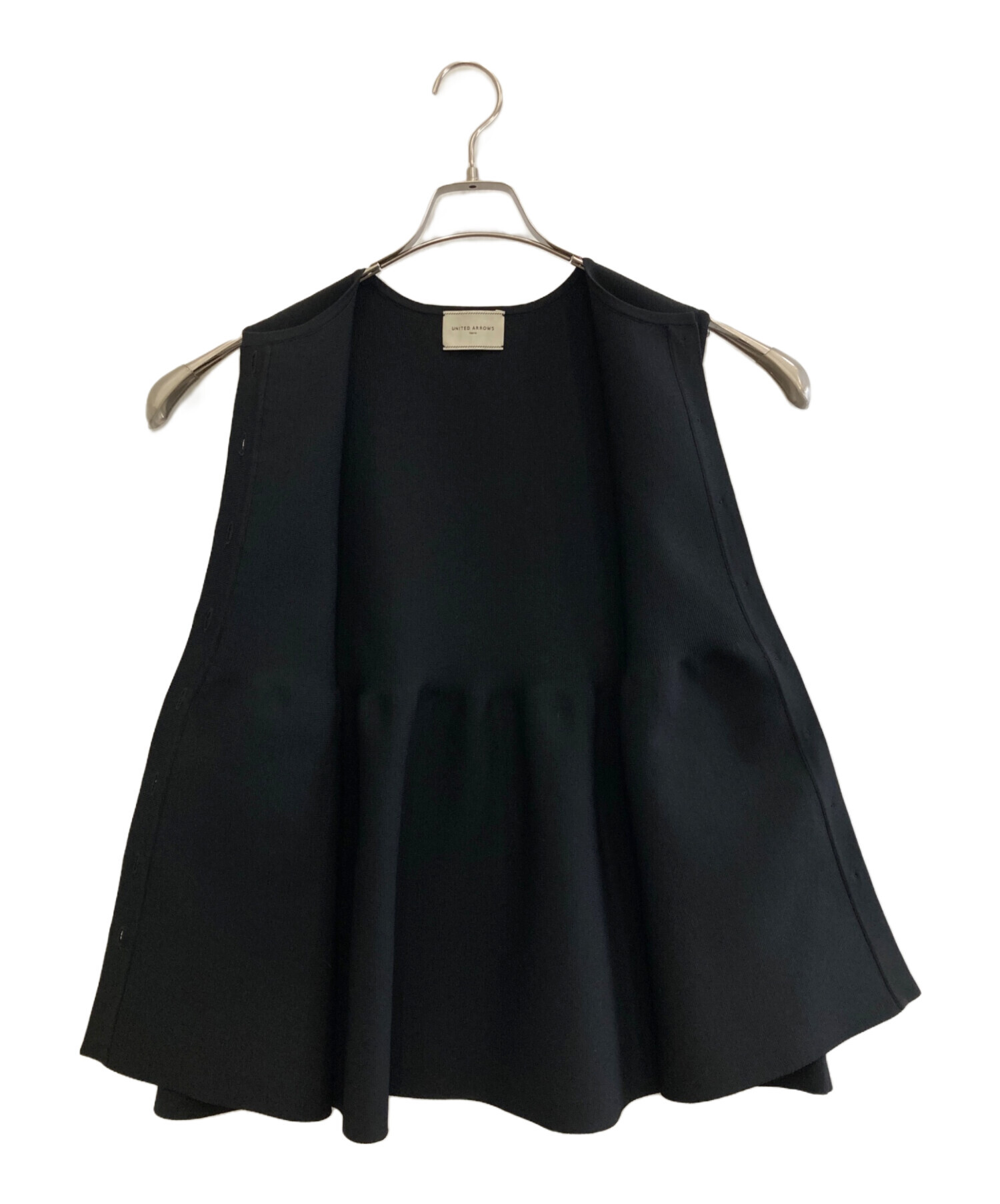 新作未使用　アローズ　ベスト 中古・古着通販】UNITED ARROWS (ユナイテッドアローズ) フリルニット