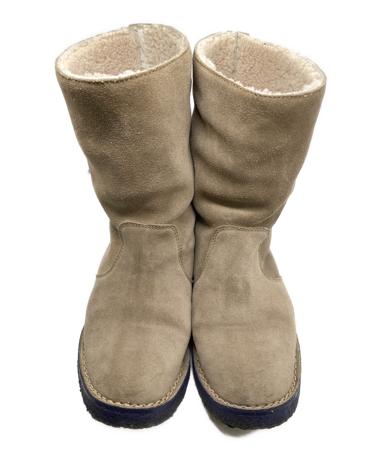 中古・古着通販】BUTTERO (ブッテロ) スウェードブーツ ベージュ