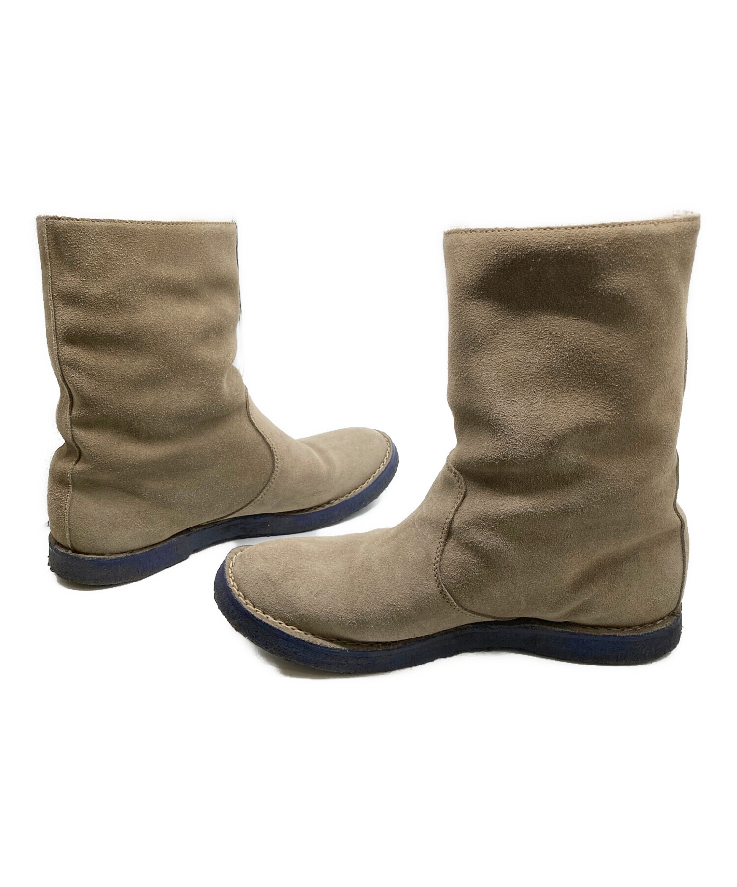 BUTTERO（ブッテロ） レースアップブーツ B2294 オイルドスエード 牛革