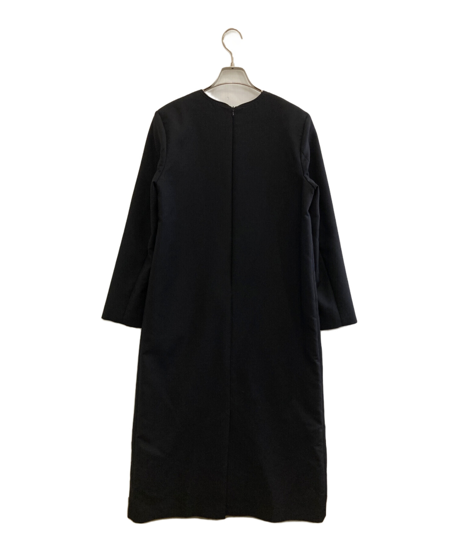 UNTITLED 深Vネック サックワンピース