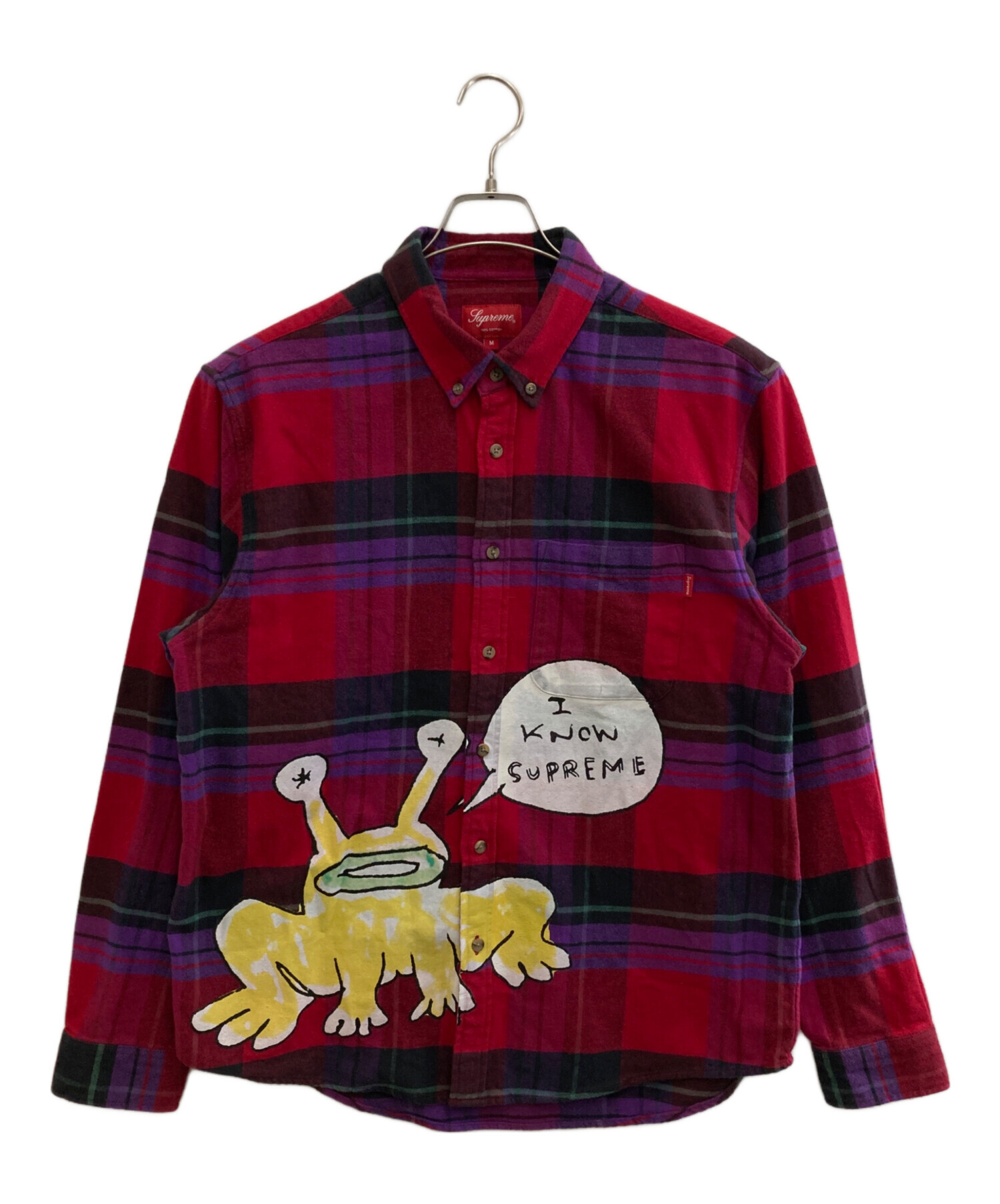 中古・古着通販】SUPREME (シュプリーム) Daniel Johnston Plaid Shirt