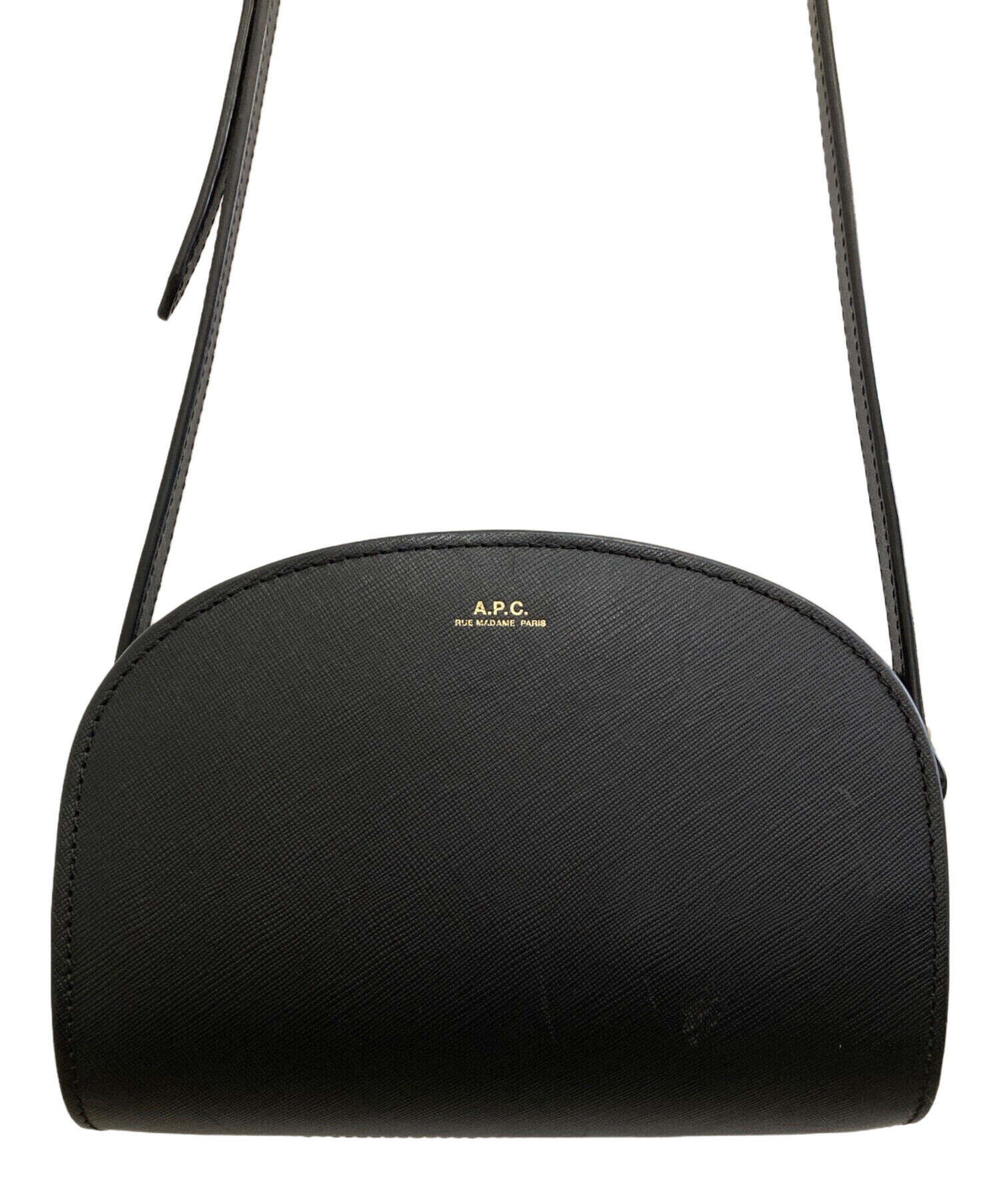 a.p.c. ハーフムーン　ショルダーバッグ 楽天市場】APC アーペーセー レザー ハーフムーン ショルダー